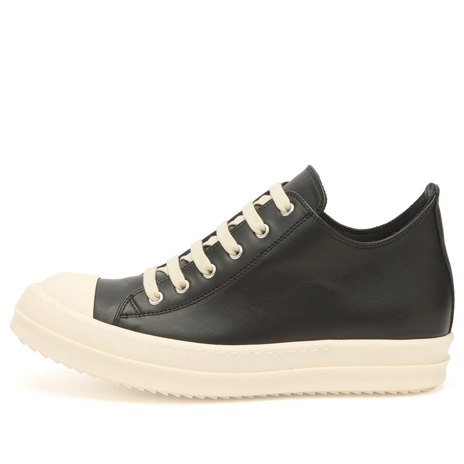 Rick Owens Leather Low Sneakers