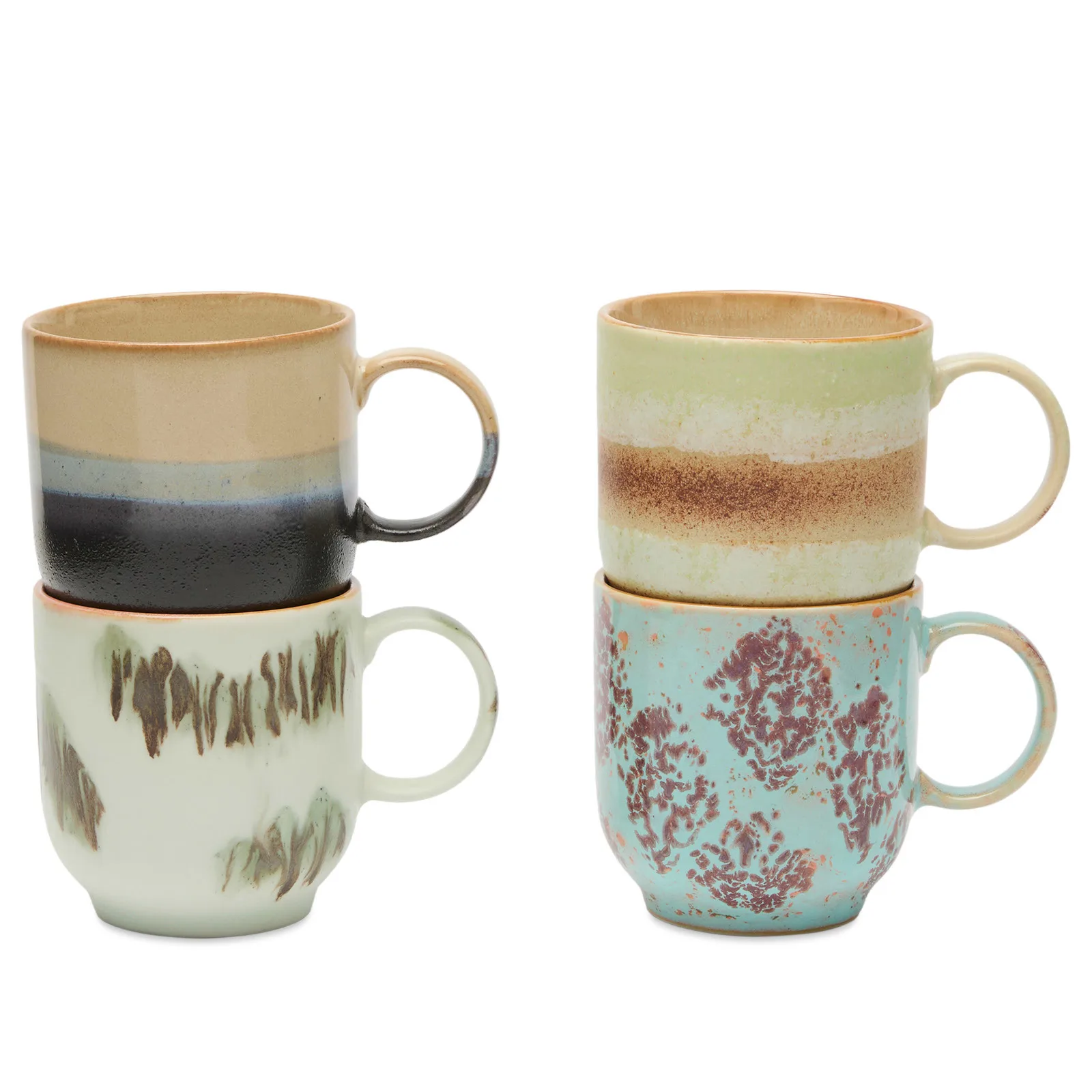 Hkliving Café Mugs - Set of 4