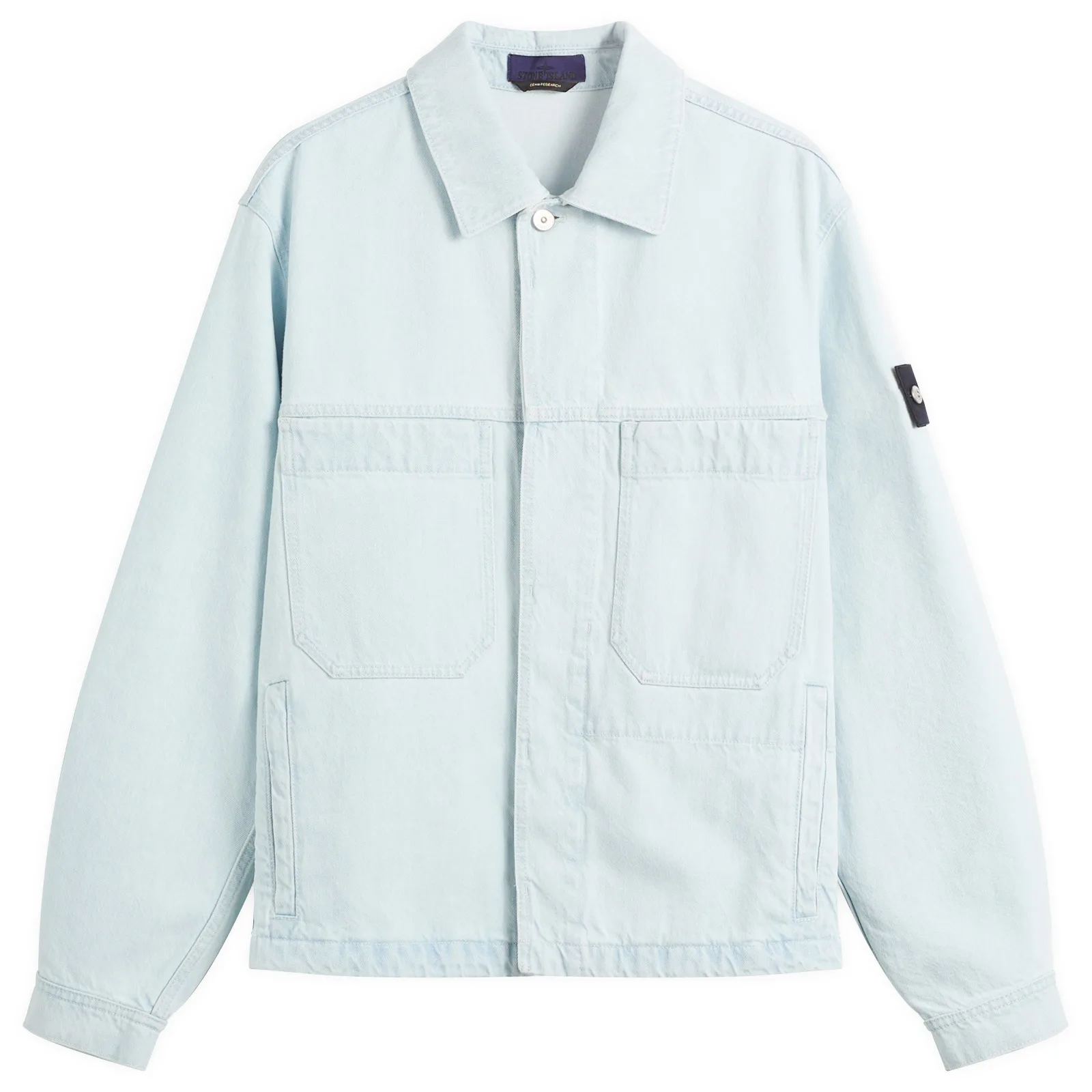 Stone Island Denim Research Ultra Bleached Denim Jacket