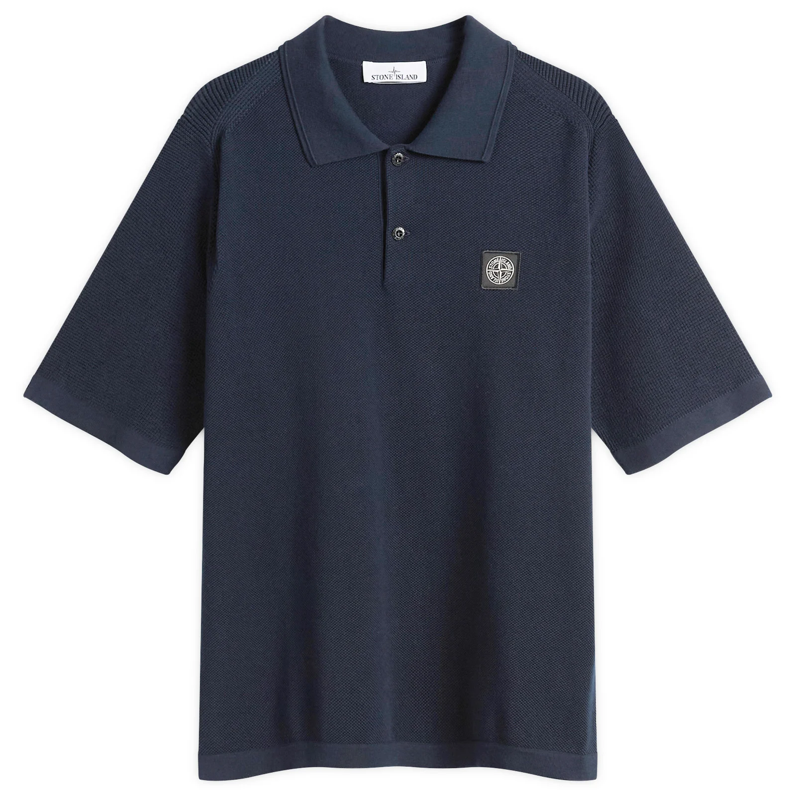Stone Island Micro Stitch Knit Polo