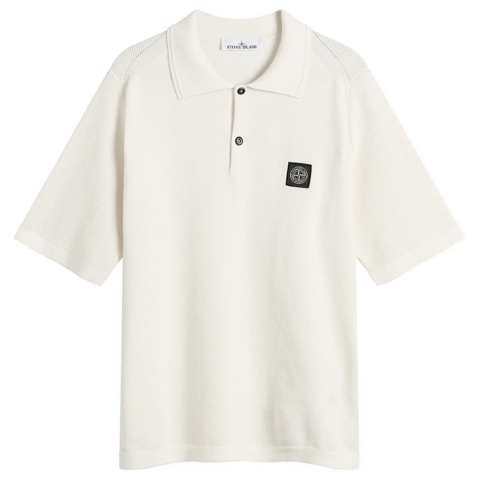 Stone Island Micro Stitch Knit Polo