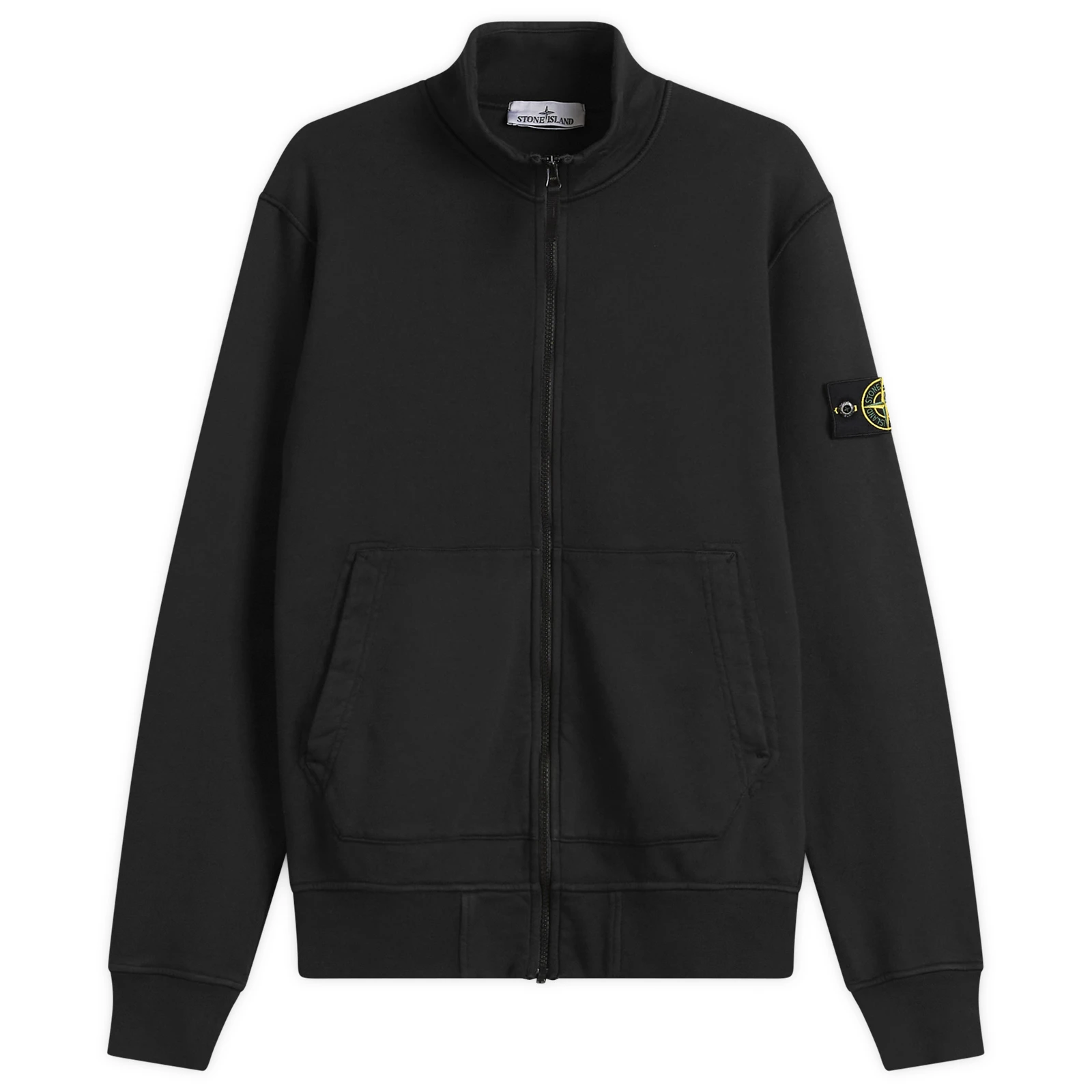 Stone Island Garment Dyed Full Zip Sweatshirt