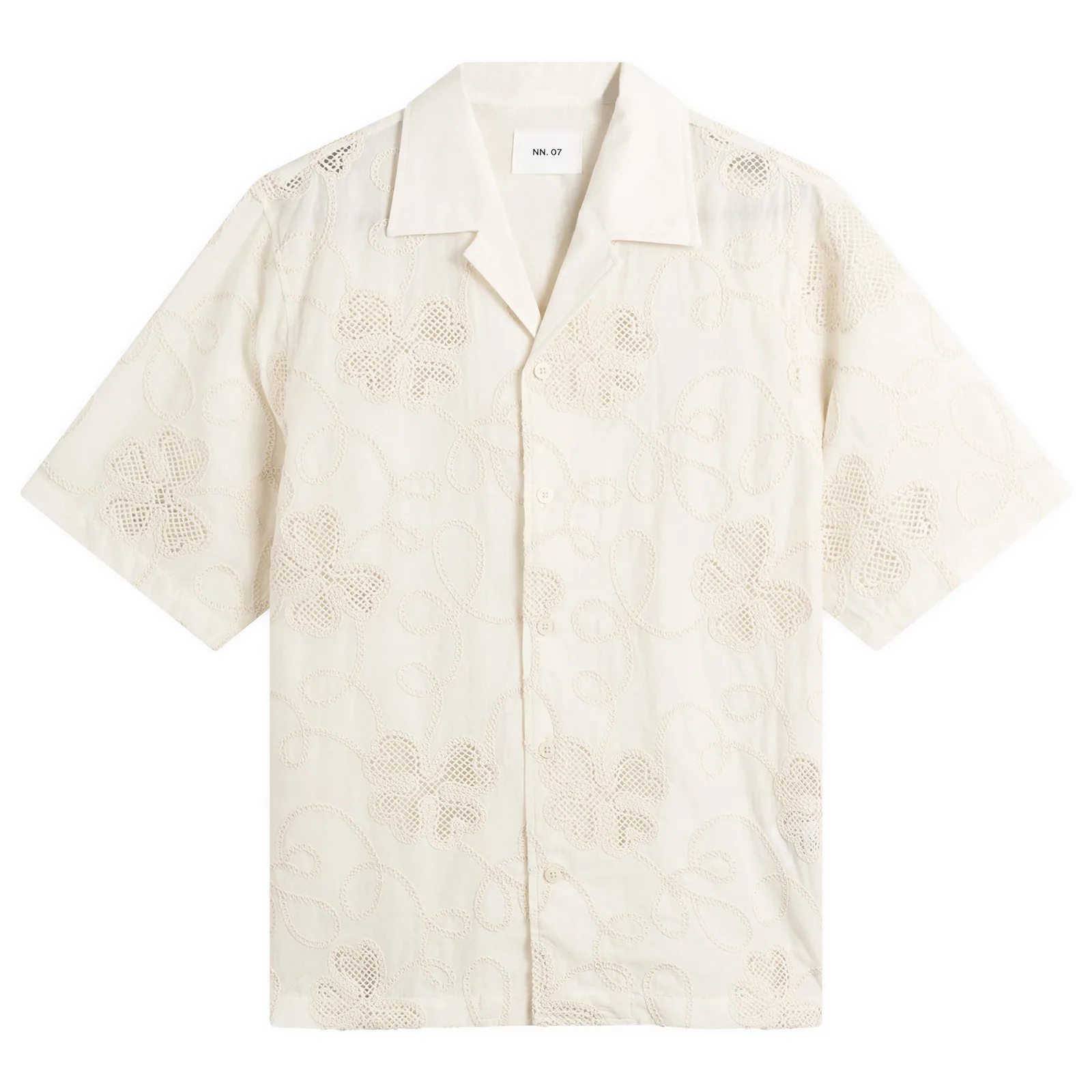 NN07 Ben Embroidered Vacation Shirt