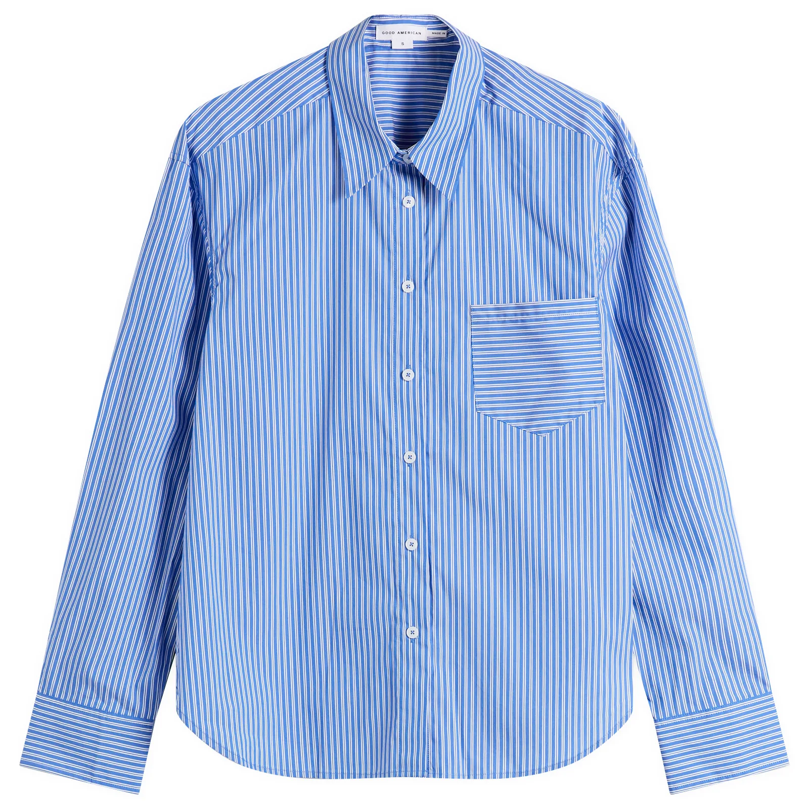 Good American Poplin Classic Boxy Shirt