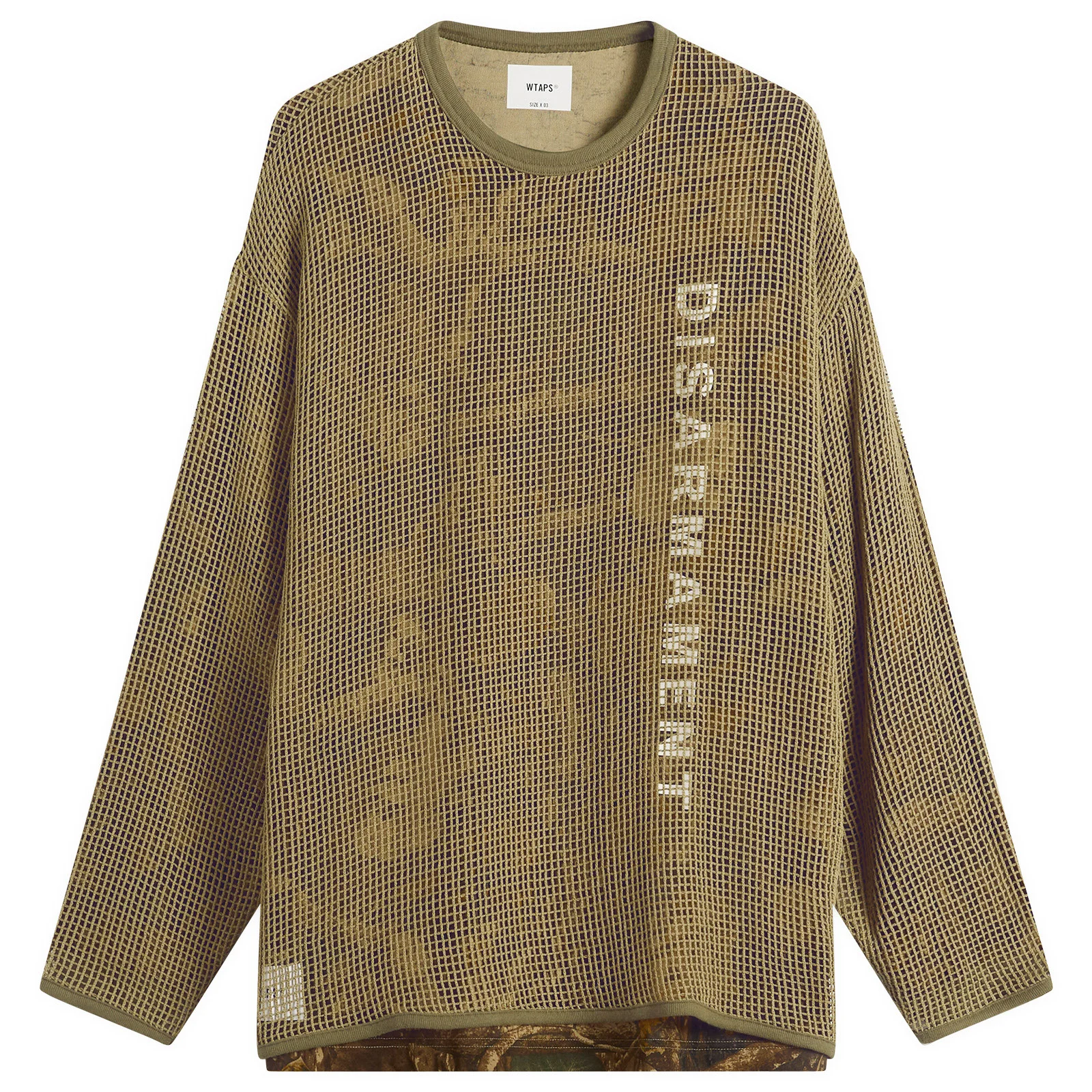 WTAPS Ghill Camo Long Sleeve Top