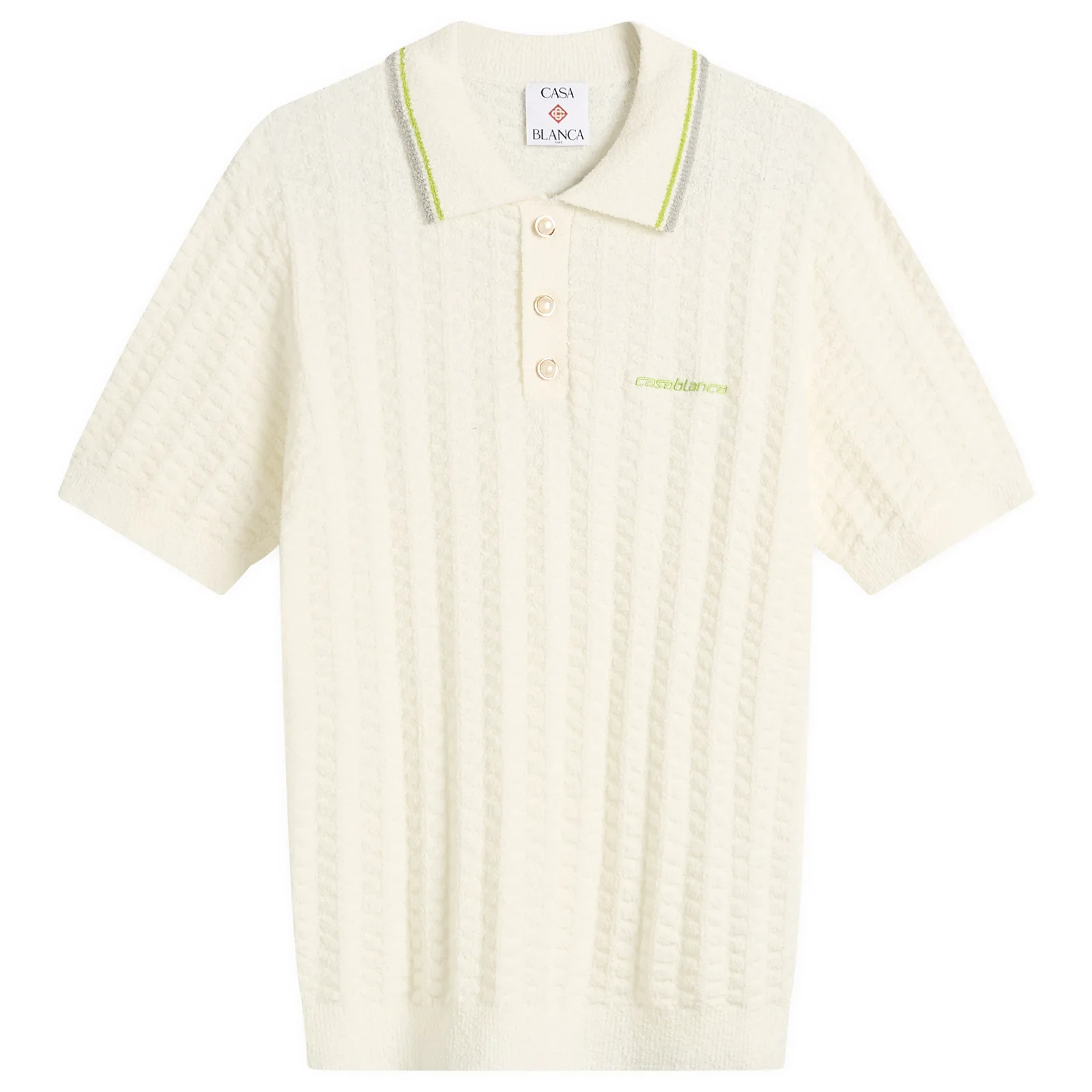 Casablanca Tennis Boucle Polo Shirt