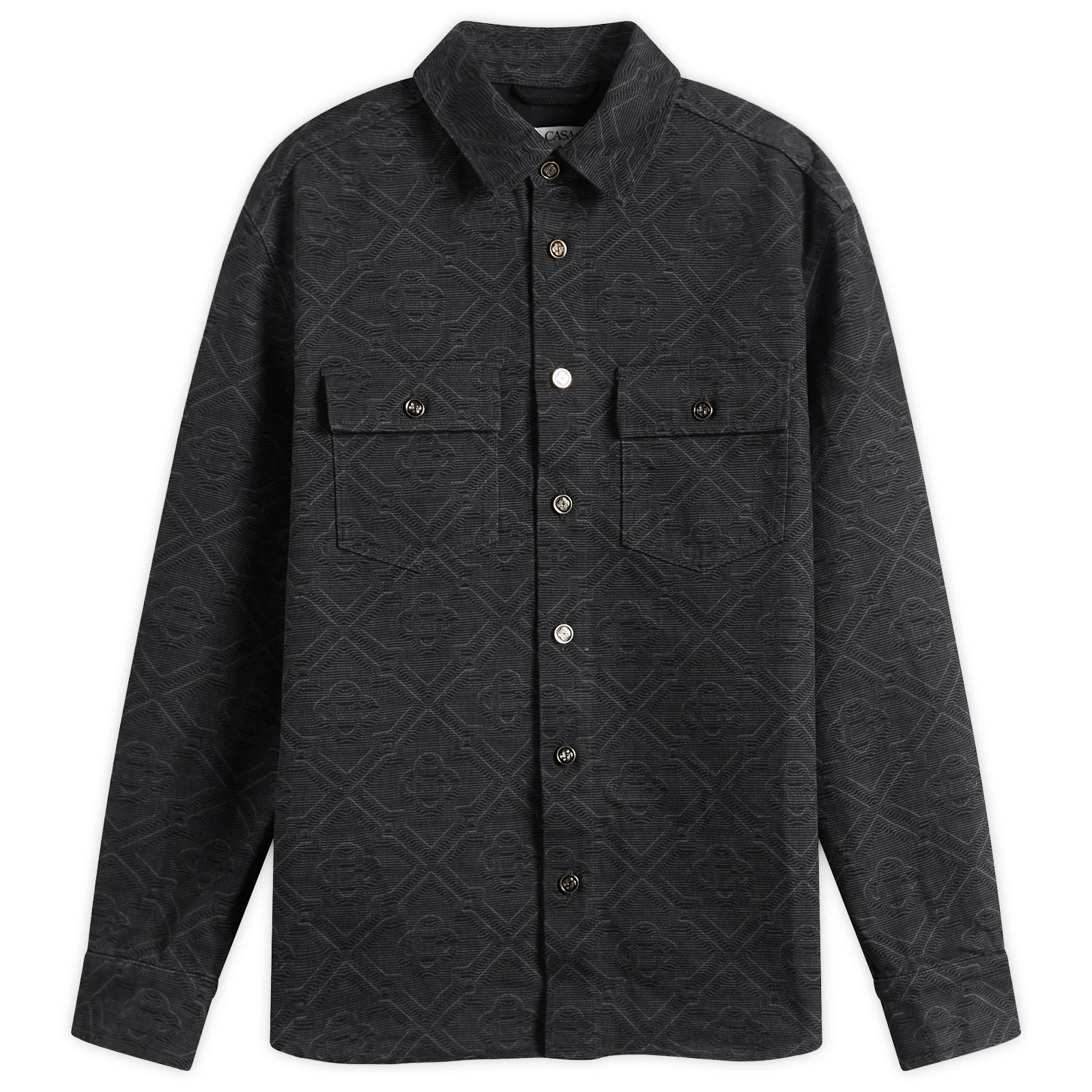 Casablanca Laser Monogram Denim Shirt