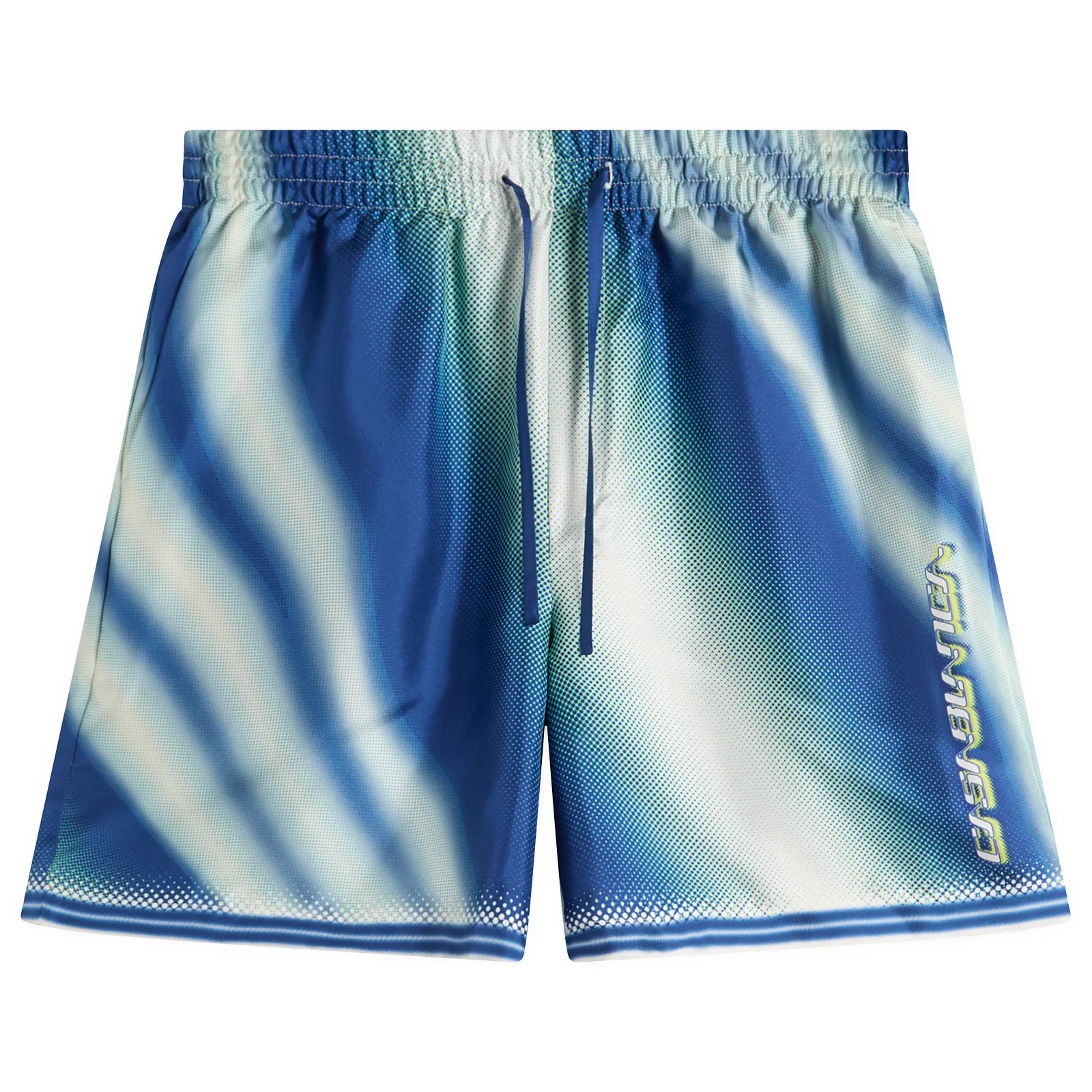 Casablanca Flaming Tennis Ball Silk Shorts
