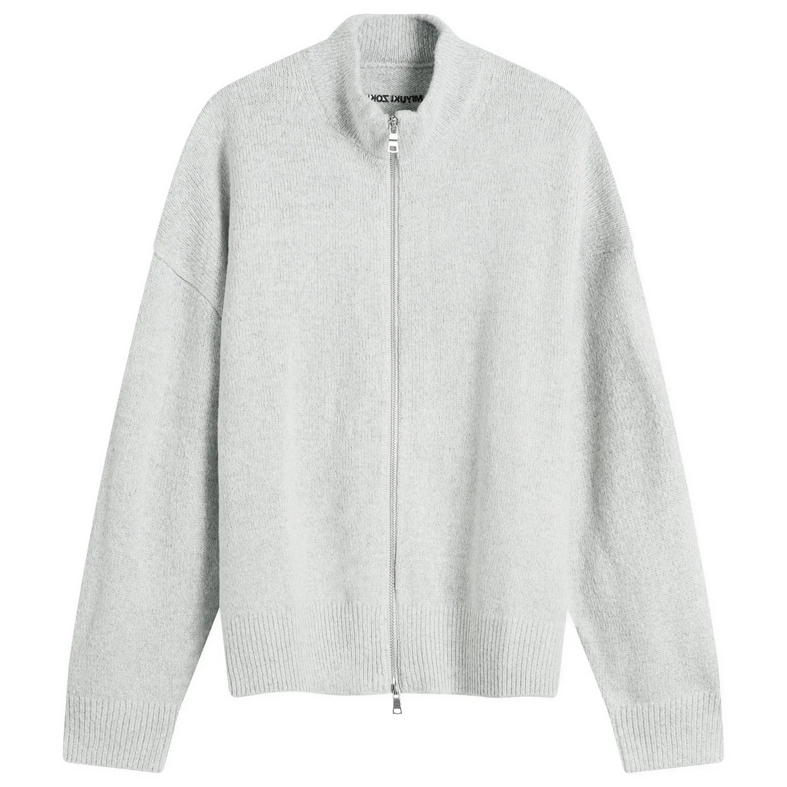 MKI Mohair Blend Knit Track Jacket