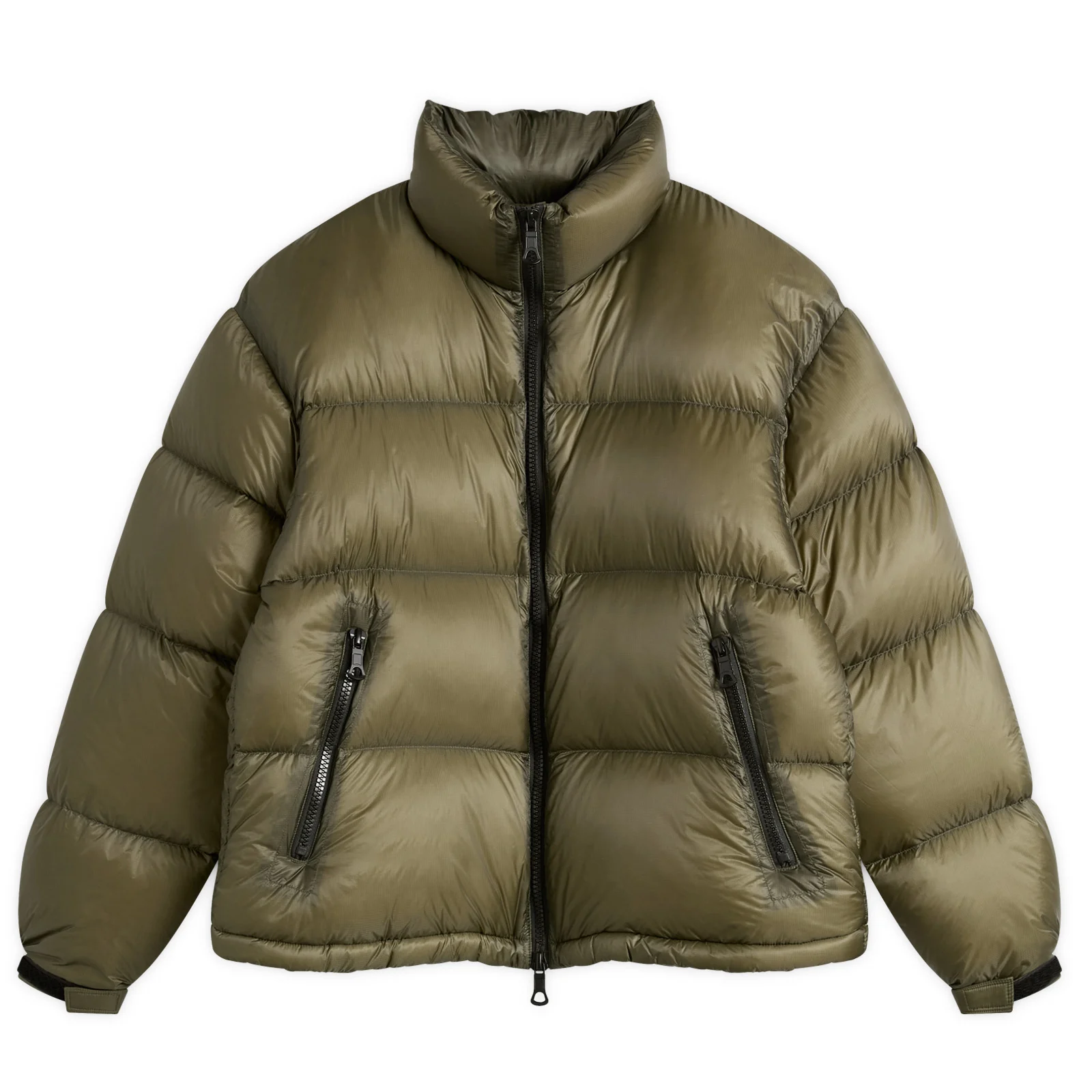 MKI Translucent Funnel Neck Bubble Jacket