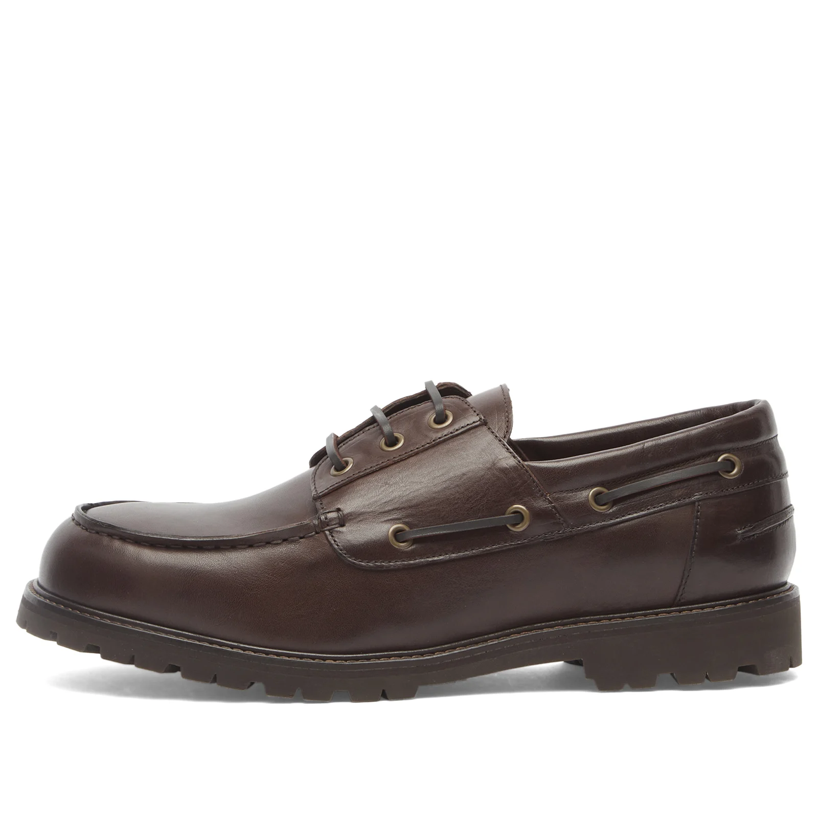 Studio Nicholson Gusto Leather Boat Shoe