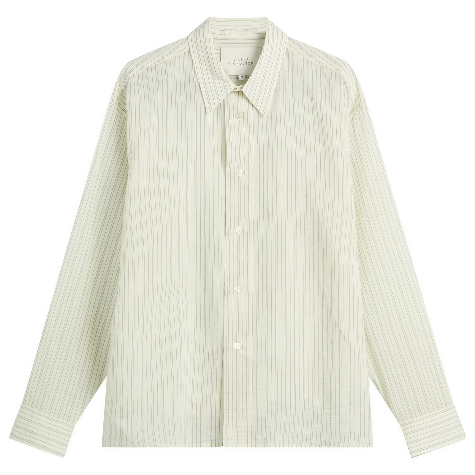 Studio Nicholson Hal Cotton Silk Stripe Shirt