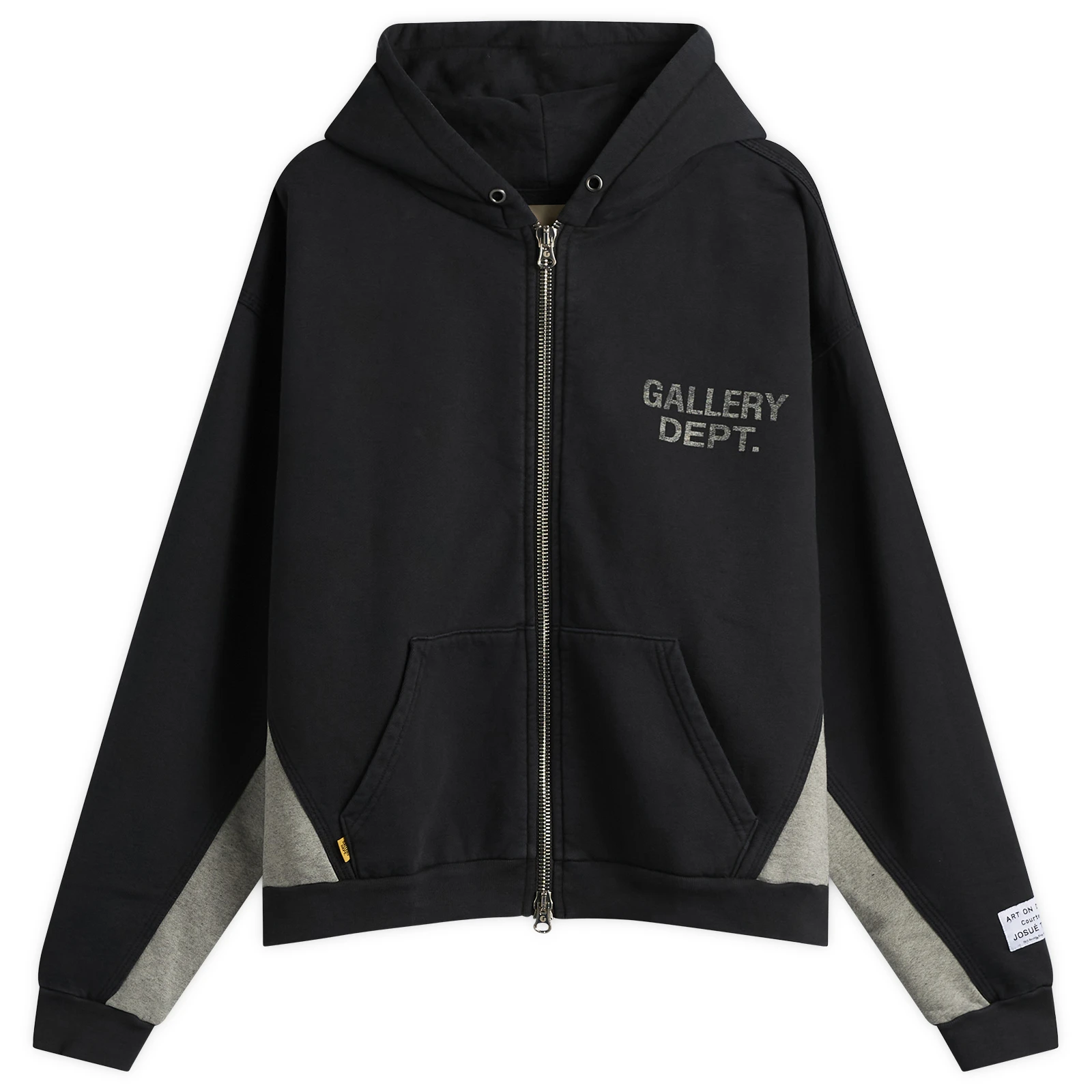 Gallery Dept. Contrast Panel Zip Hoodie