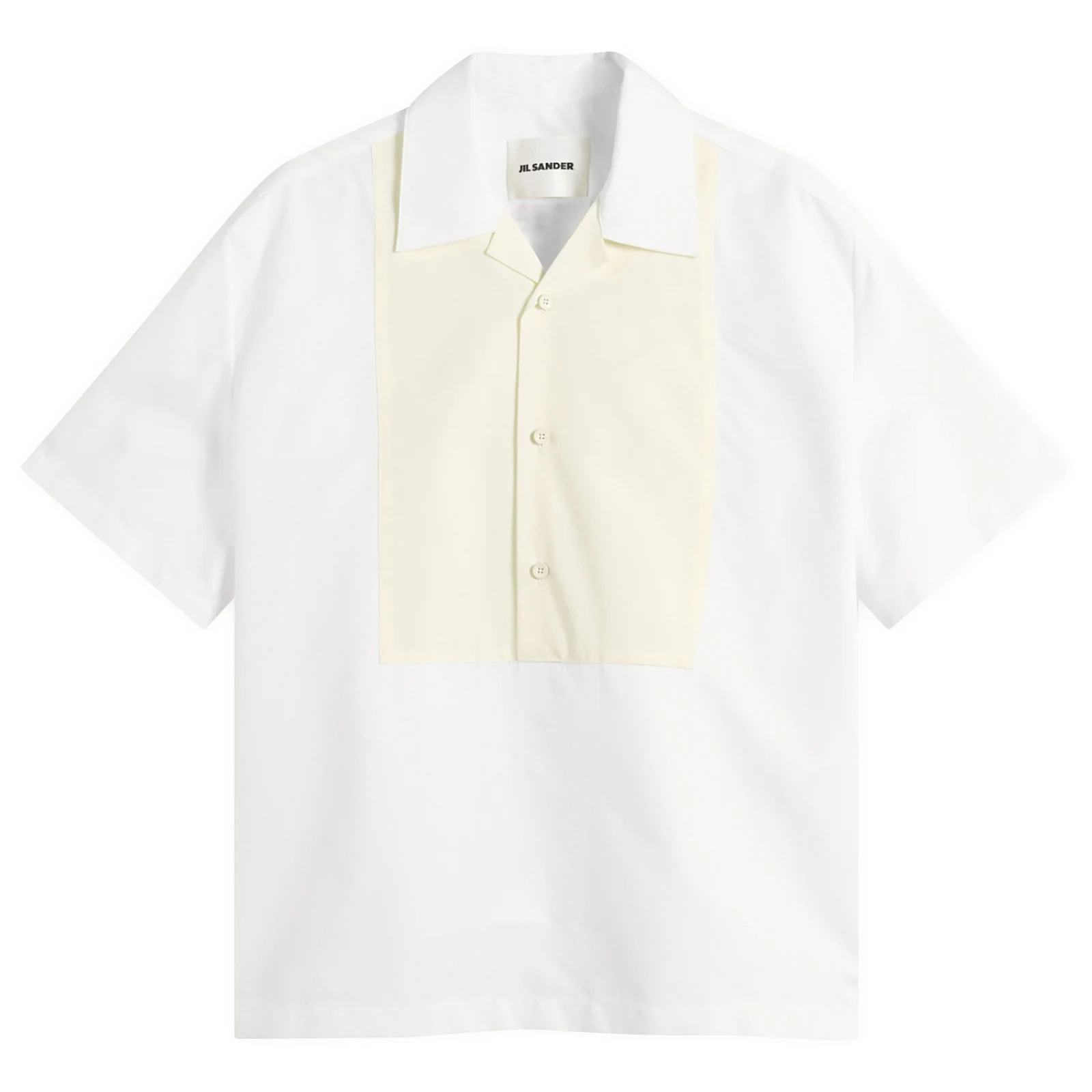 Jil Sander Boxy Fit  Bowling Contrast Colour Shirt