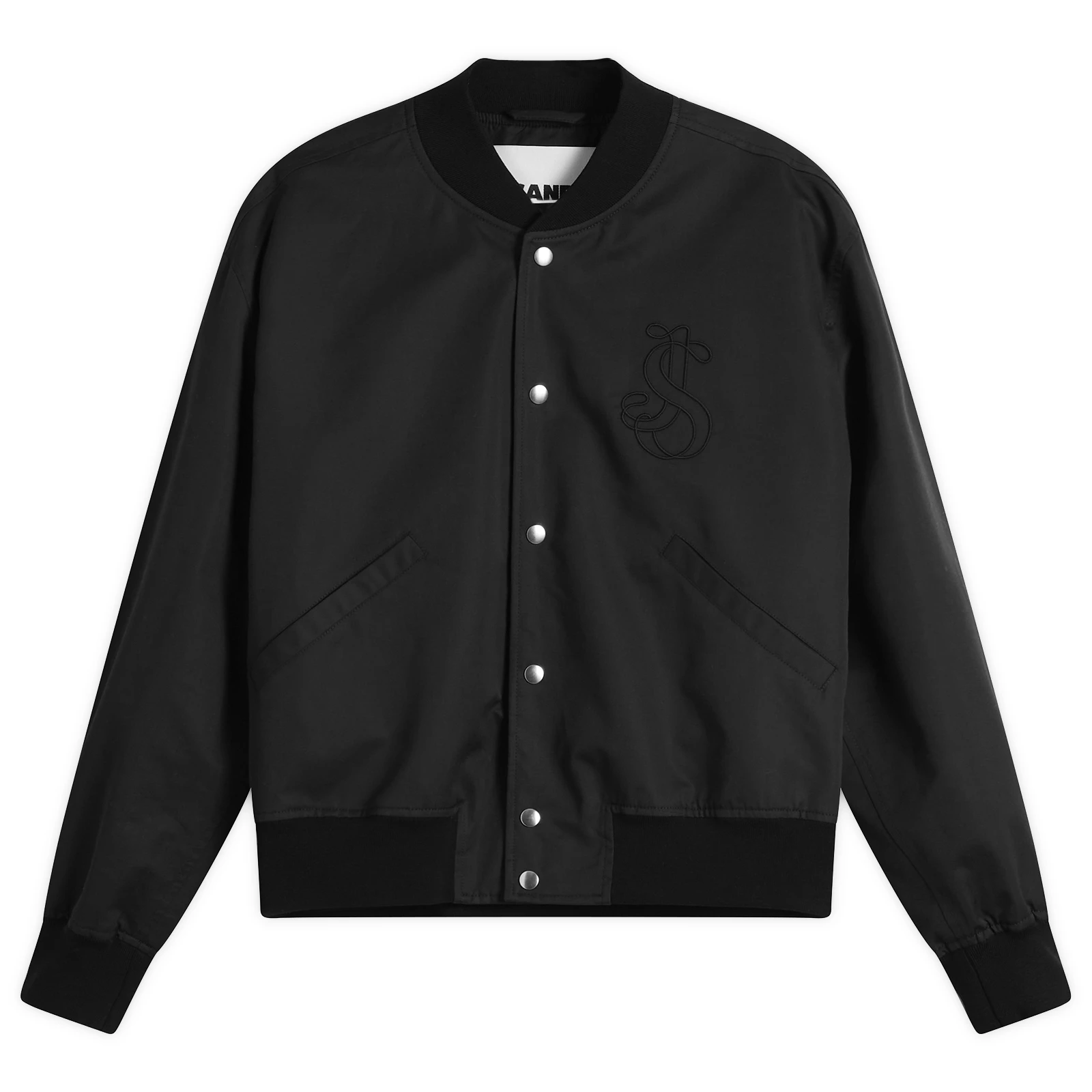Jil Sander Snap Closure Varsity Jacket