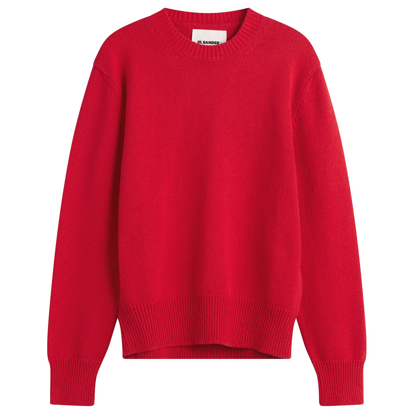 Jil Sander Textured Cotton Crew Neck Jumper