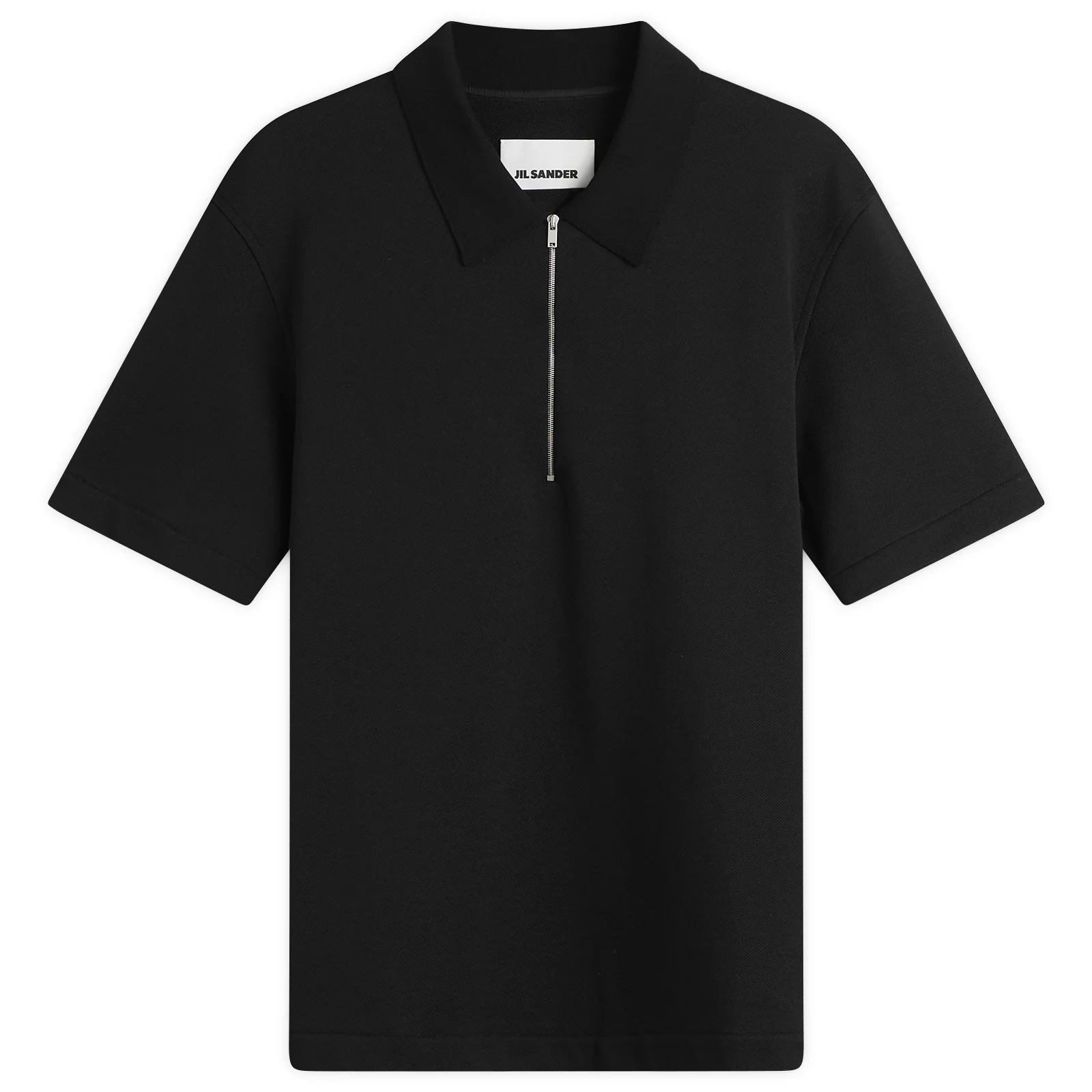 Jil Sander Zip Short Sleeve Polo