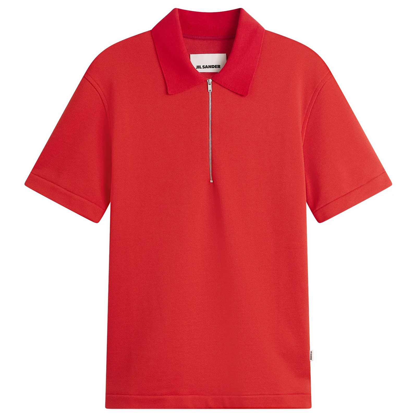 Jil Sander Zip Short Sleeve Polo