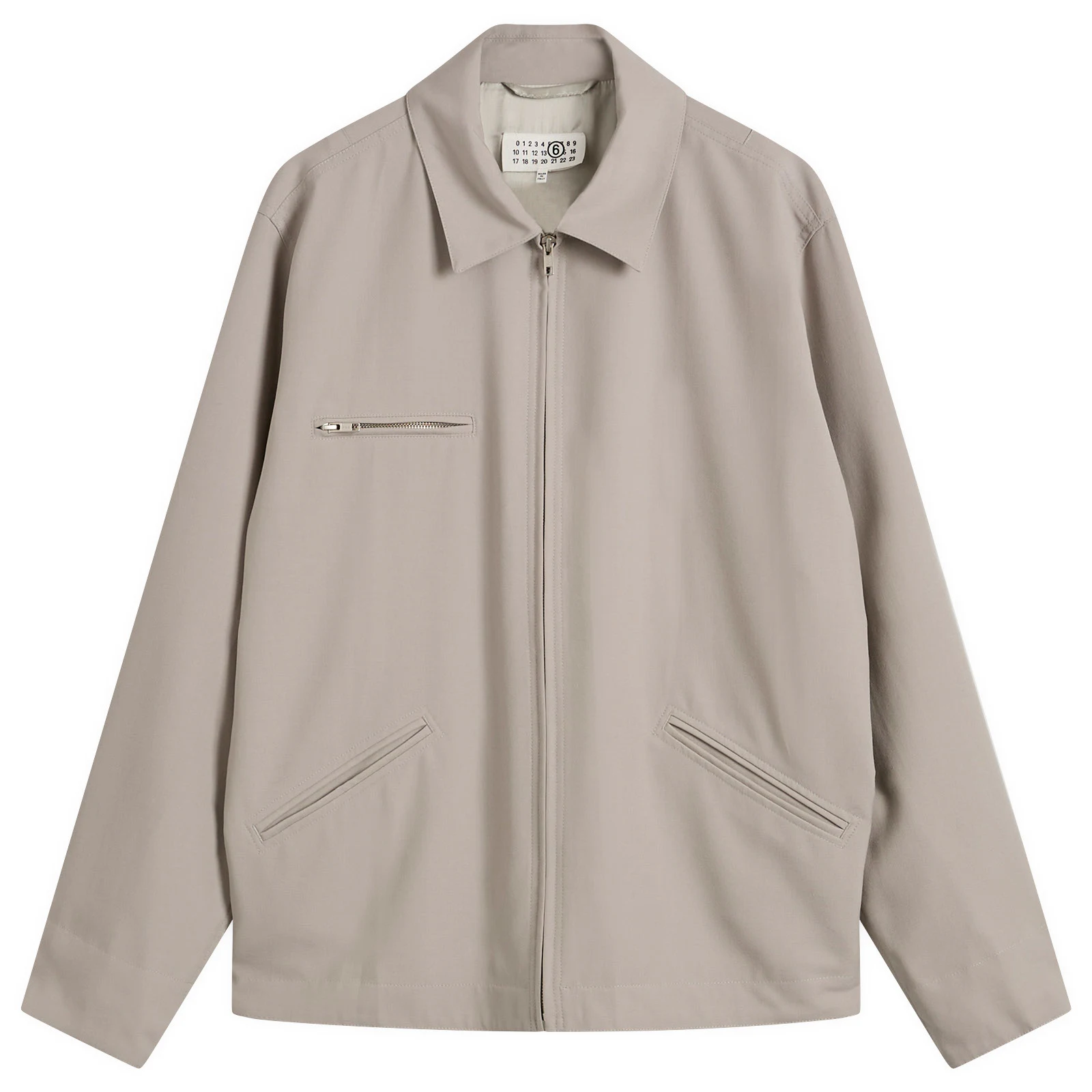 MM6 Maison Margiela Zip Through Overshirt