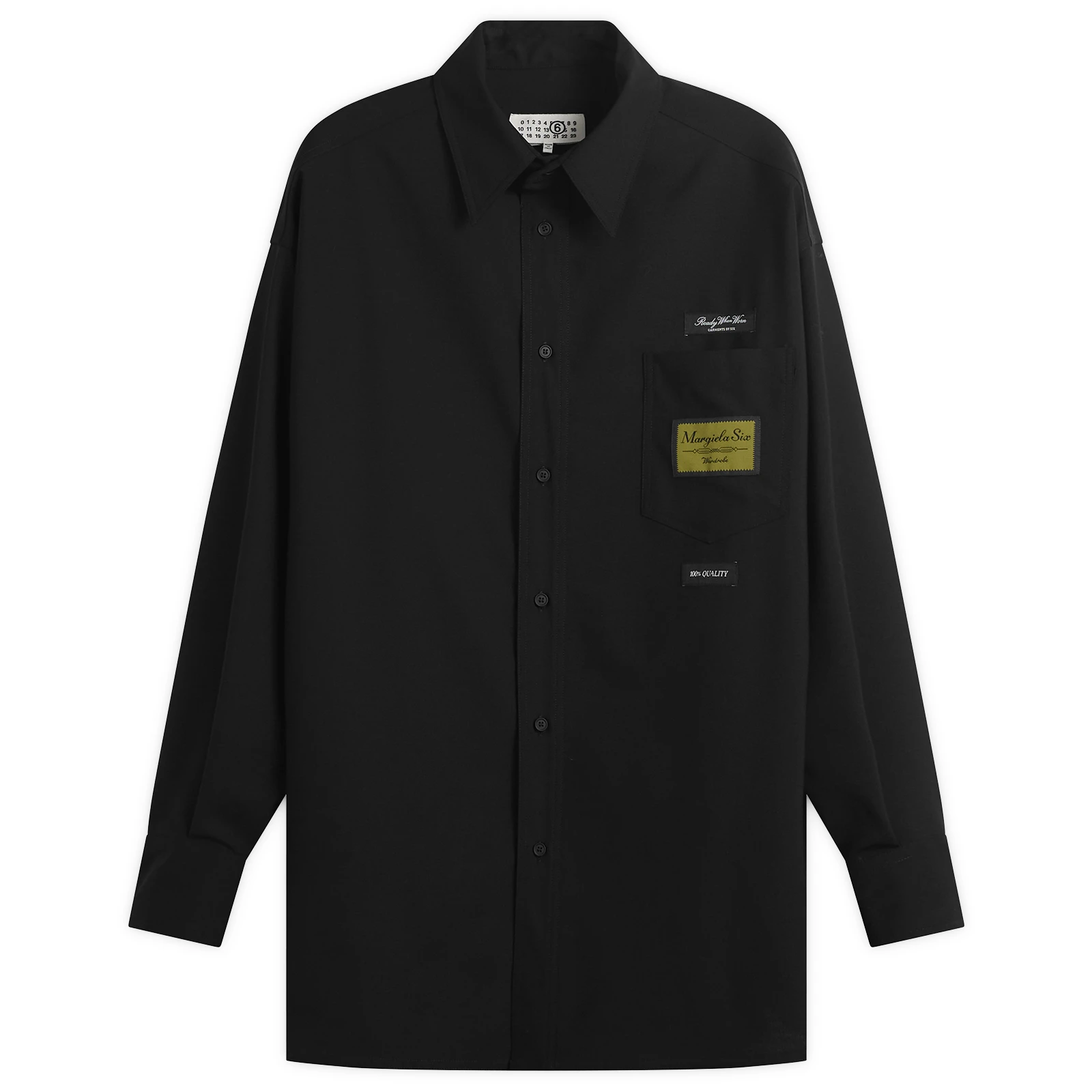 MM6 Maison Margiela Wool Blend Tailored Shirt