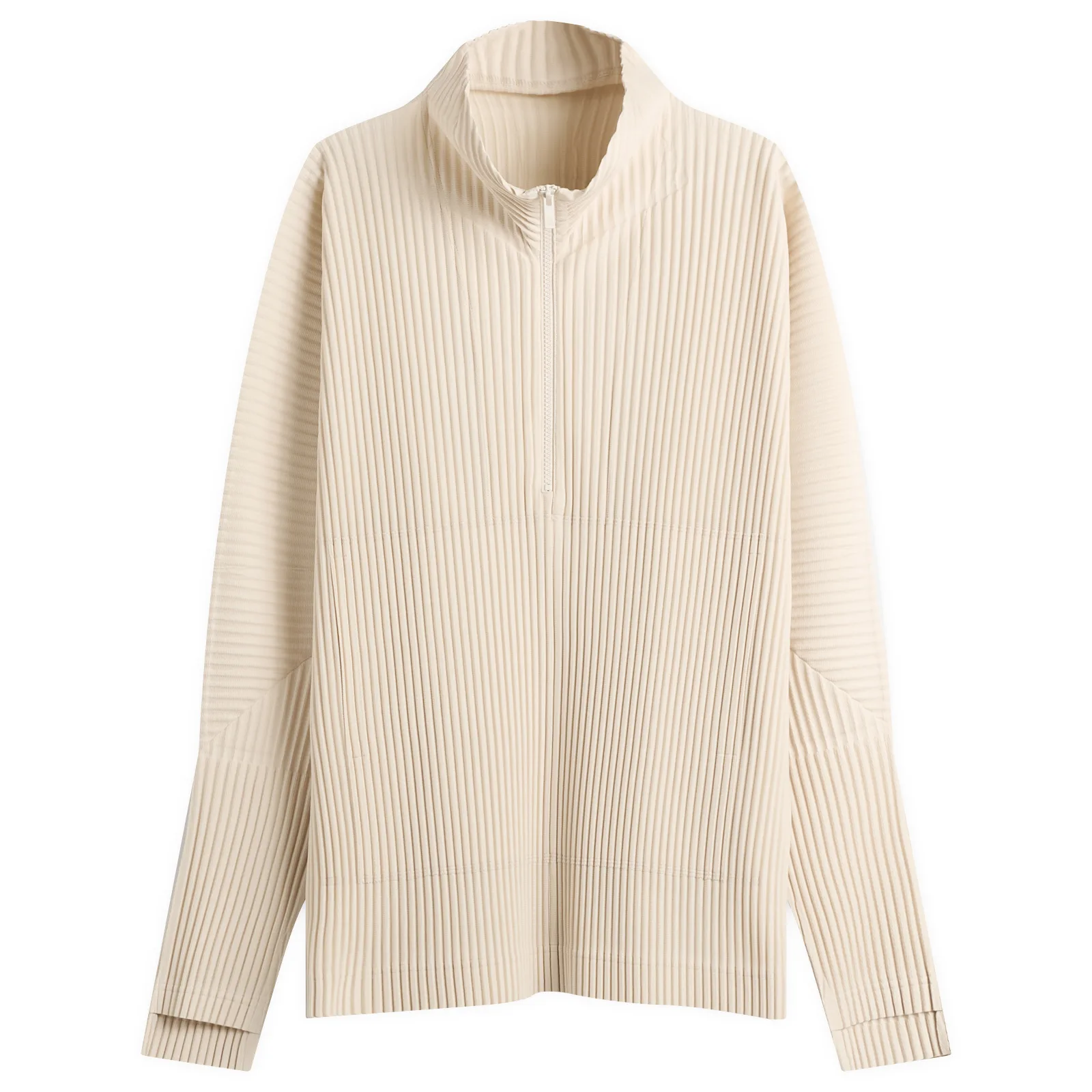 Homme Plissé Issey Miyake Pleat Half Zip Through Top