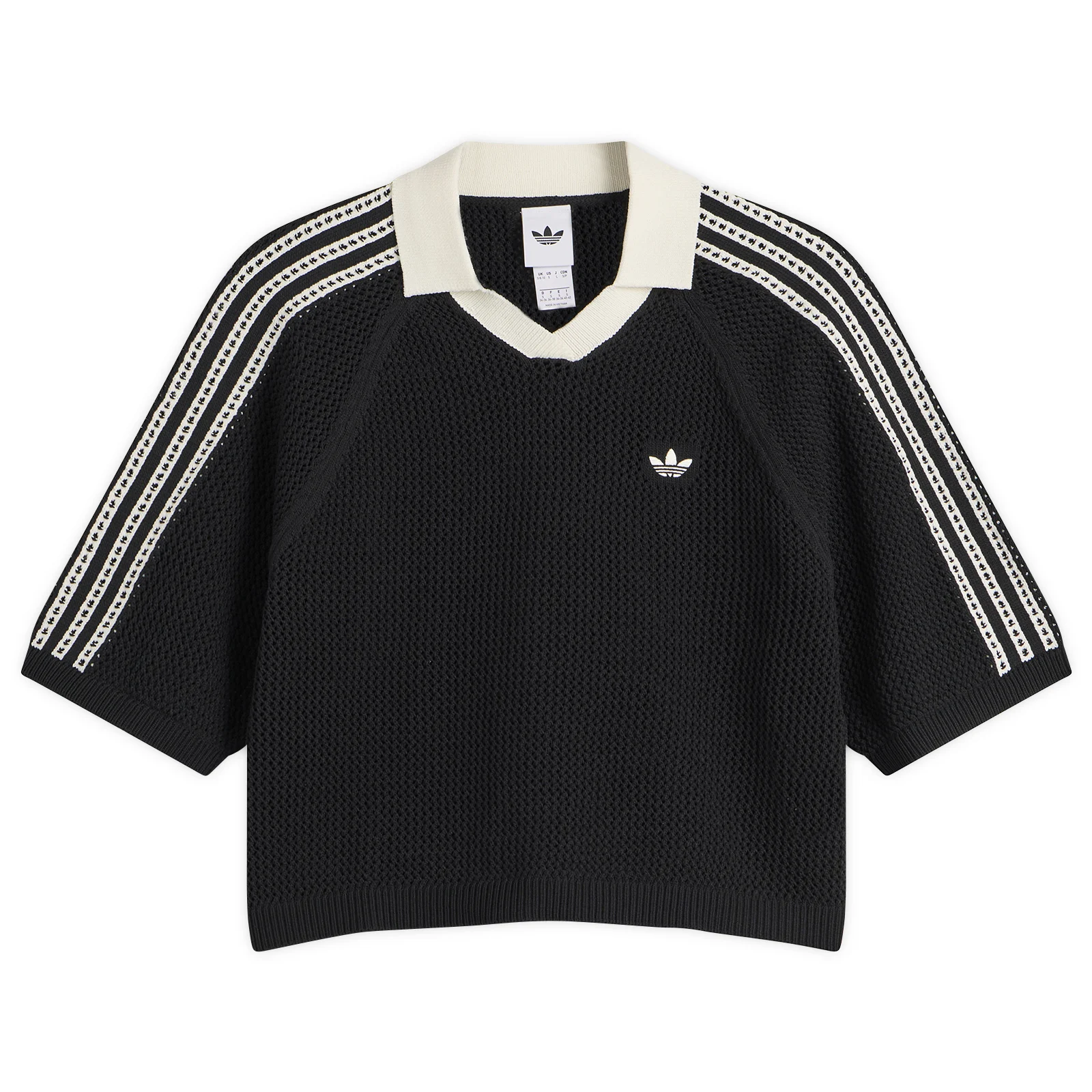 Adidas Crochet Polo Top