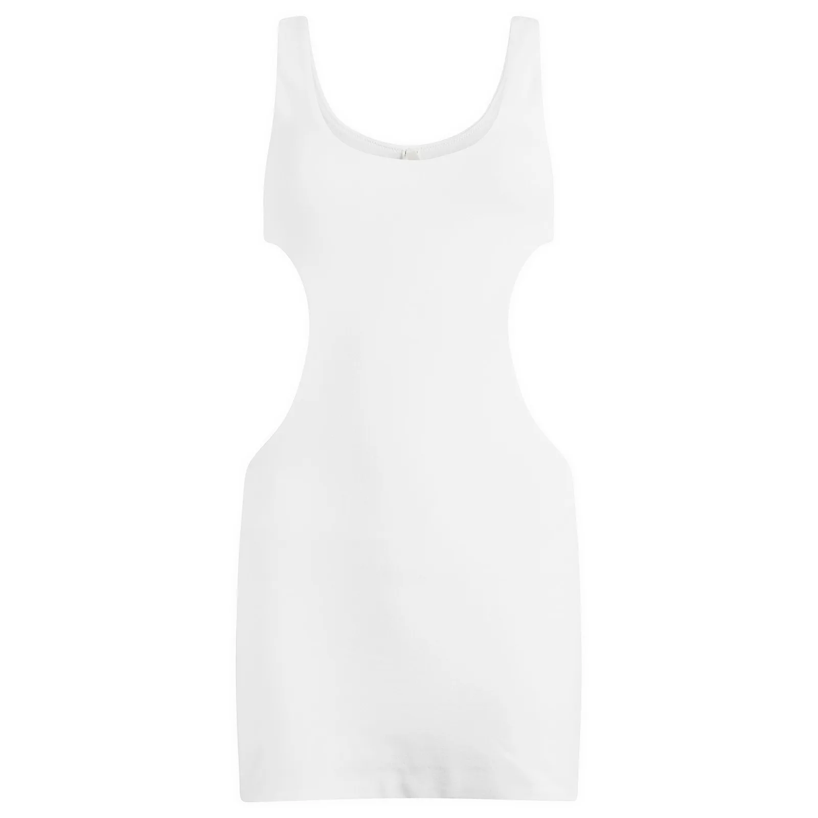 SKIMS Cotton Jersey Cut-Out Mini Dress
