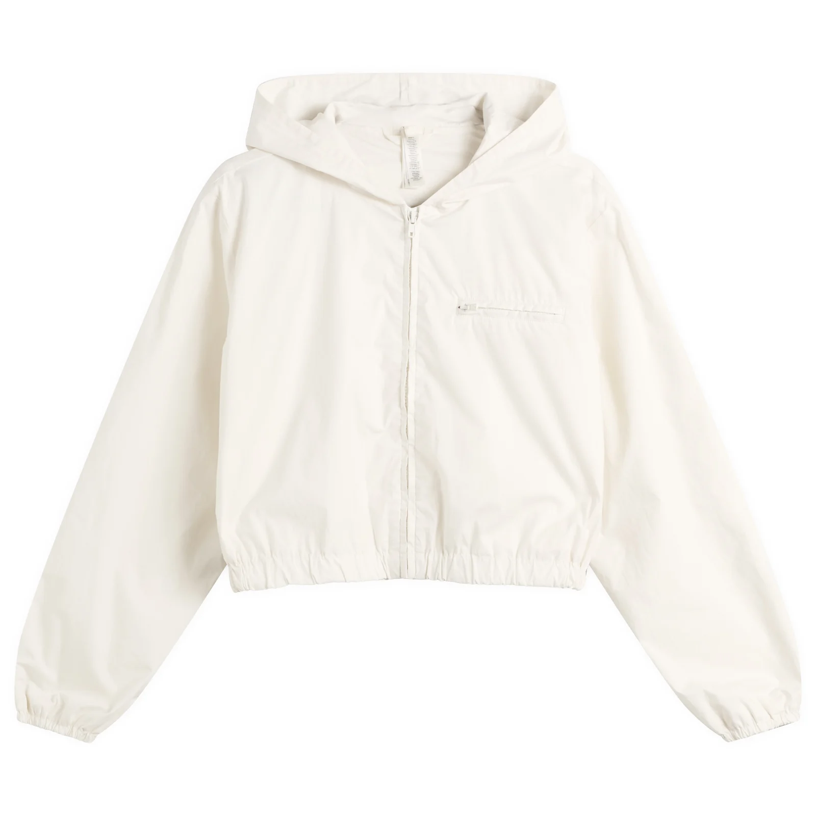 SKIMS Sateen Crop Zip Up Jacket