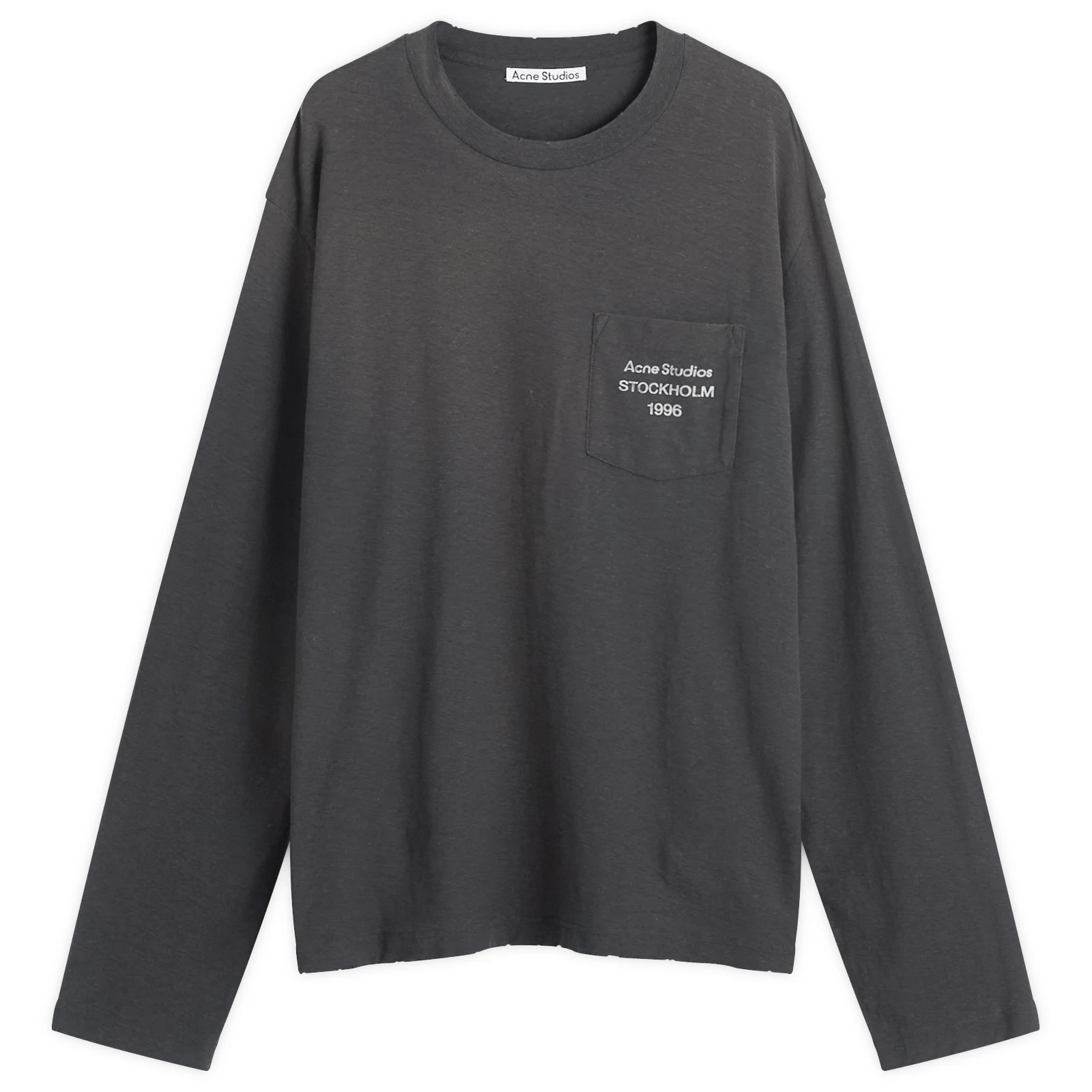 Acne Studios Long Sleeve 1996 Logo Pocket T-Shirt