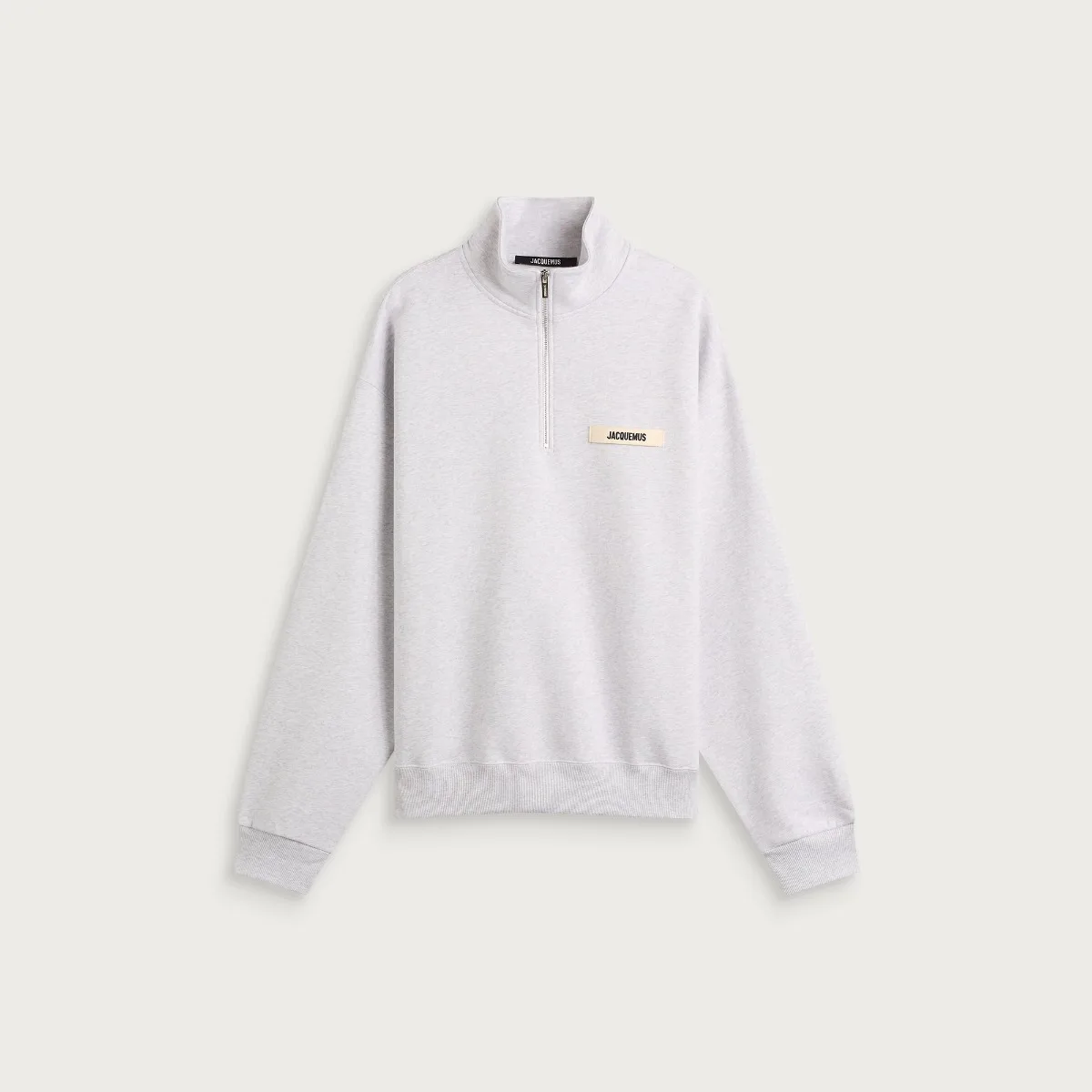 Jacquemus Grosgrain Zip Sweatshirt