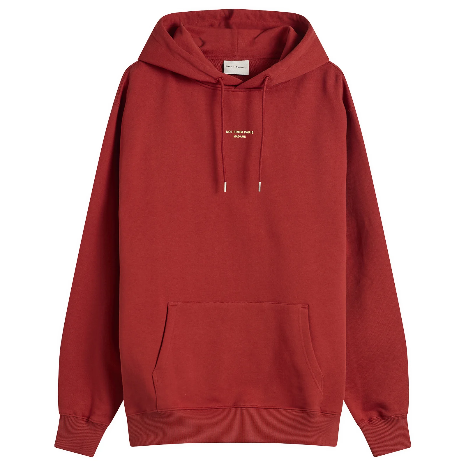 Drôle de Monsieur Classic Slogan Hoodie