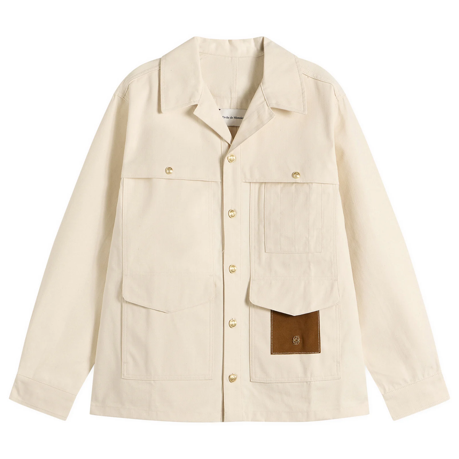 Drôle de Monsieur Cotton Shirt Jacket