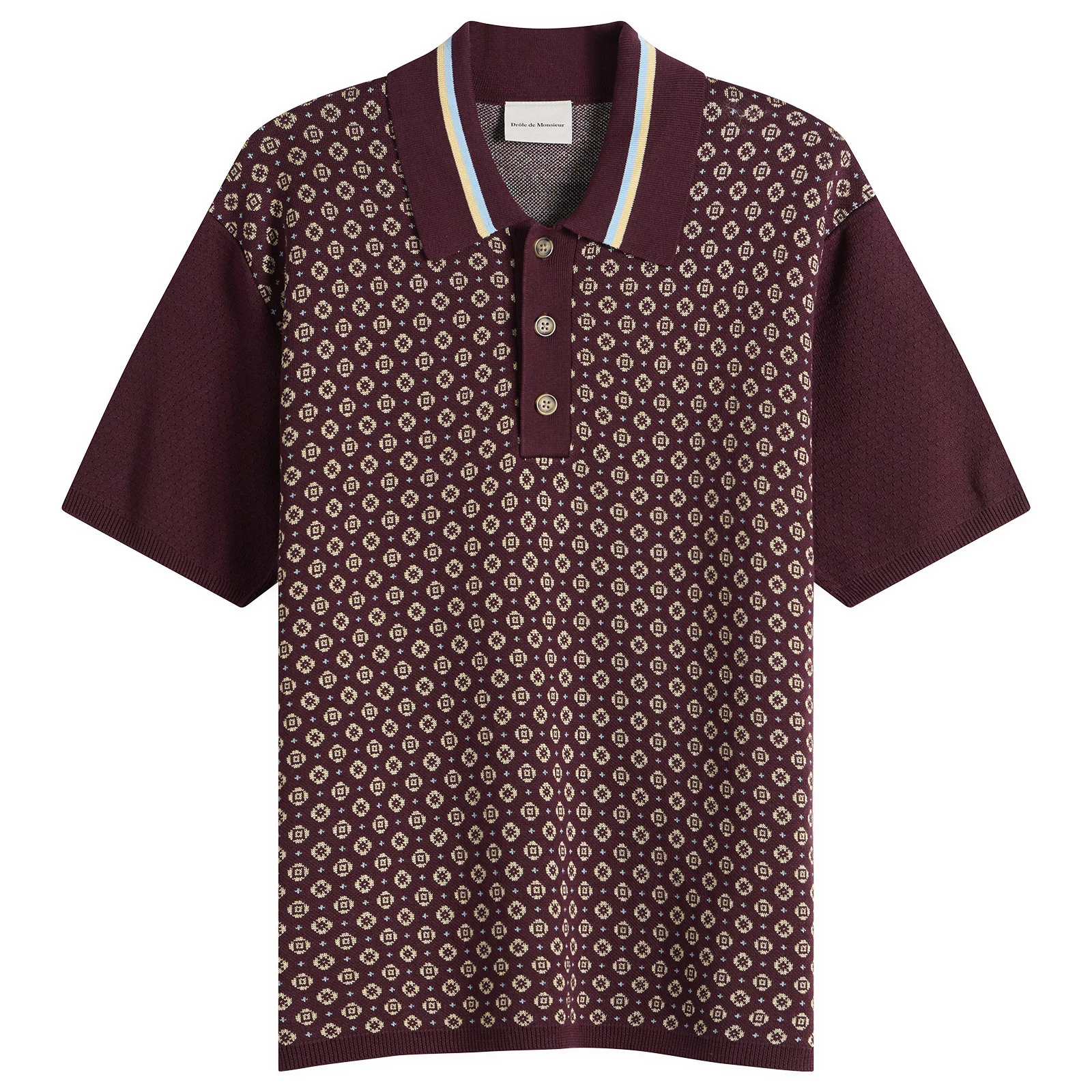 Drôle de Monsieur Jacquard Polo Shirt
