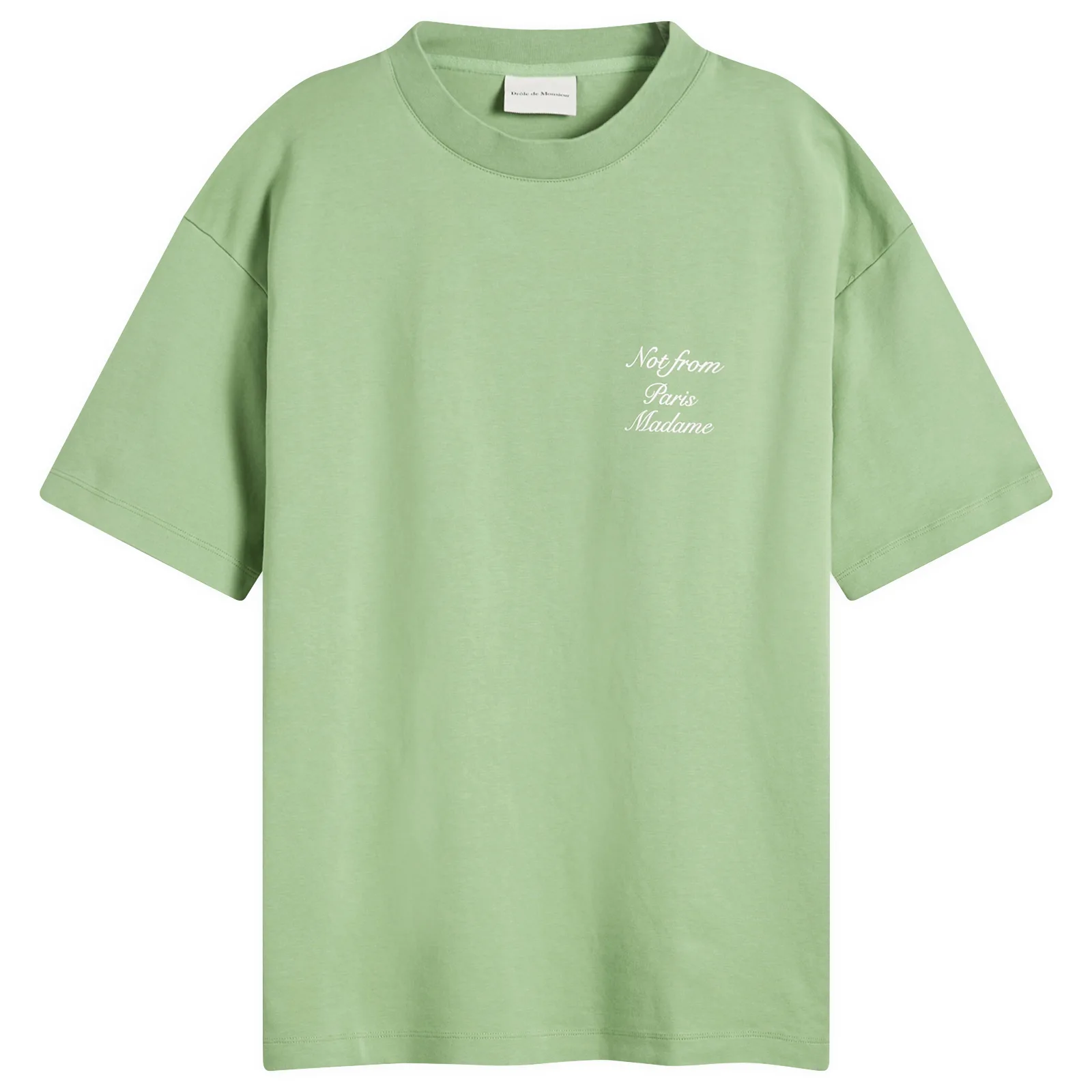 Drôle de Monsieur The Calligraphy Slogan T-Shirt