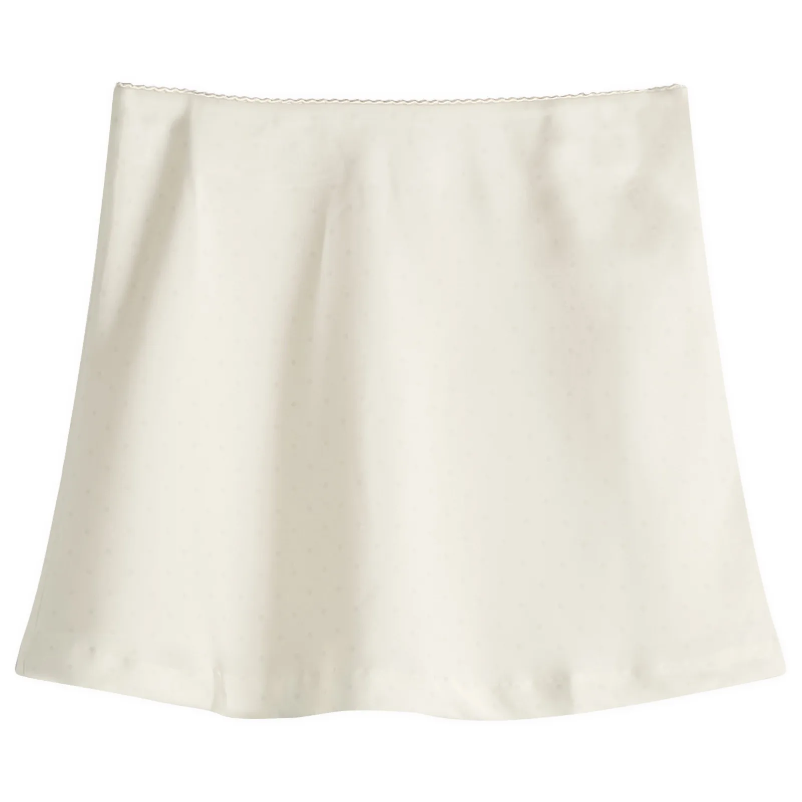 Kijun Polka Dot Satin Mini Skirt