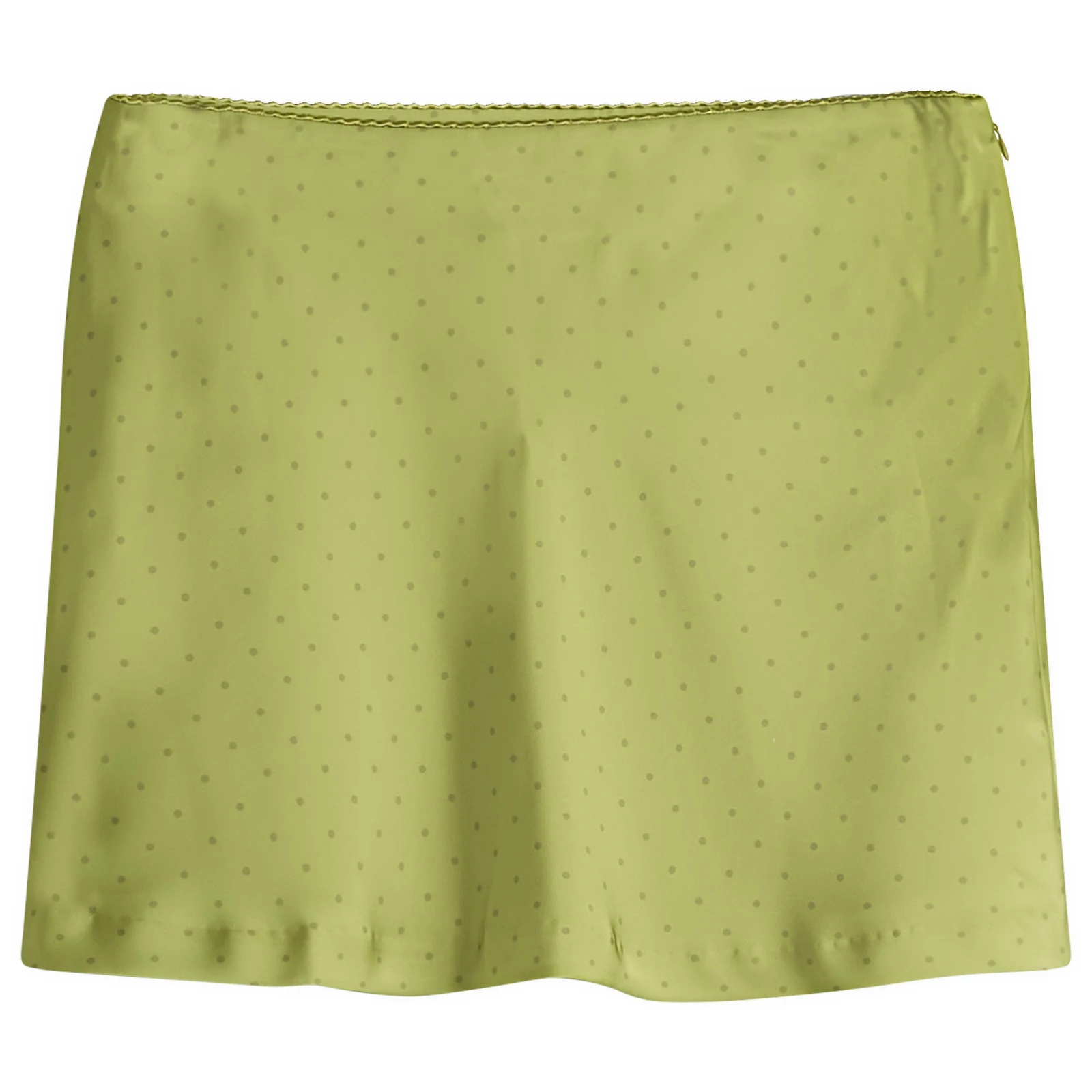 Kijun Polka Dot Satin Mini Skirt