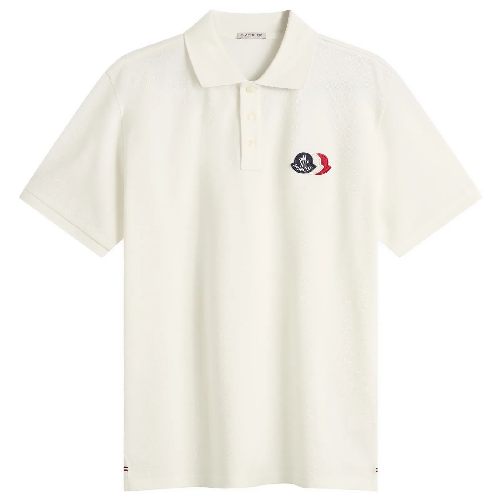 Moncler Tripe Crest Polo Shirt