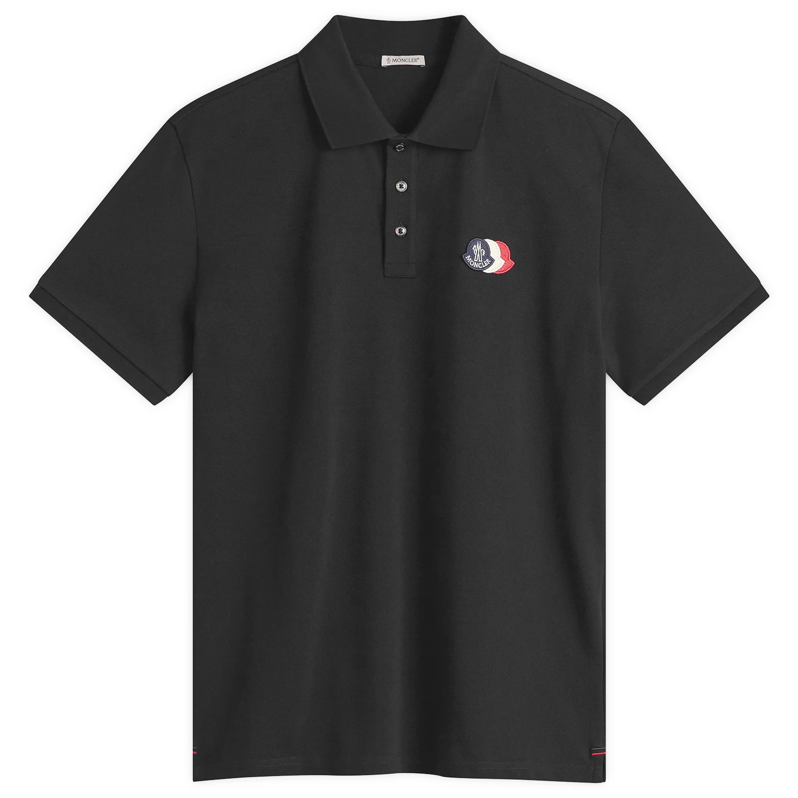 Moncler Tripe Crest Polo Shirt