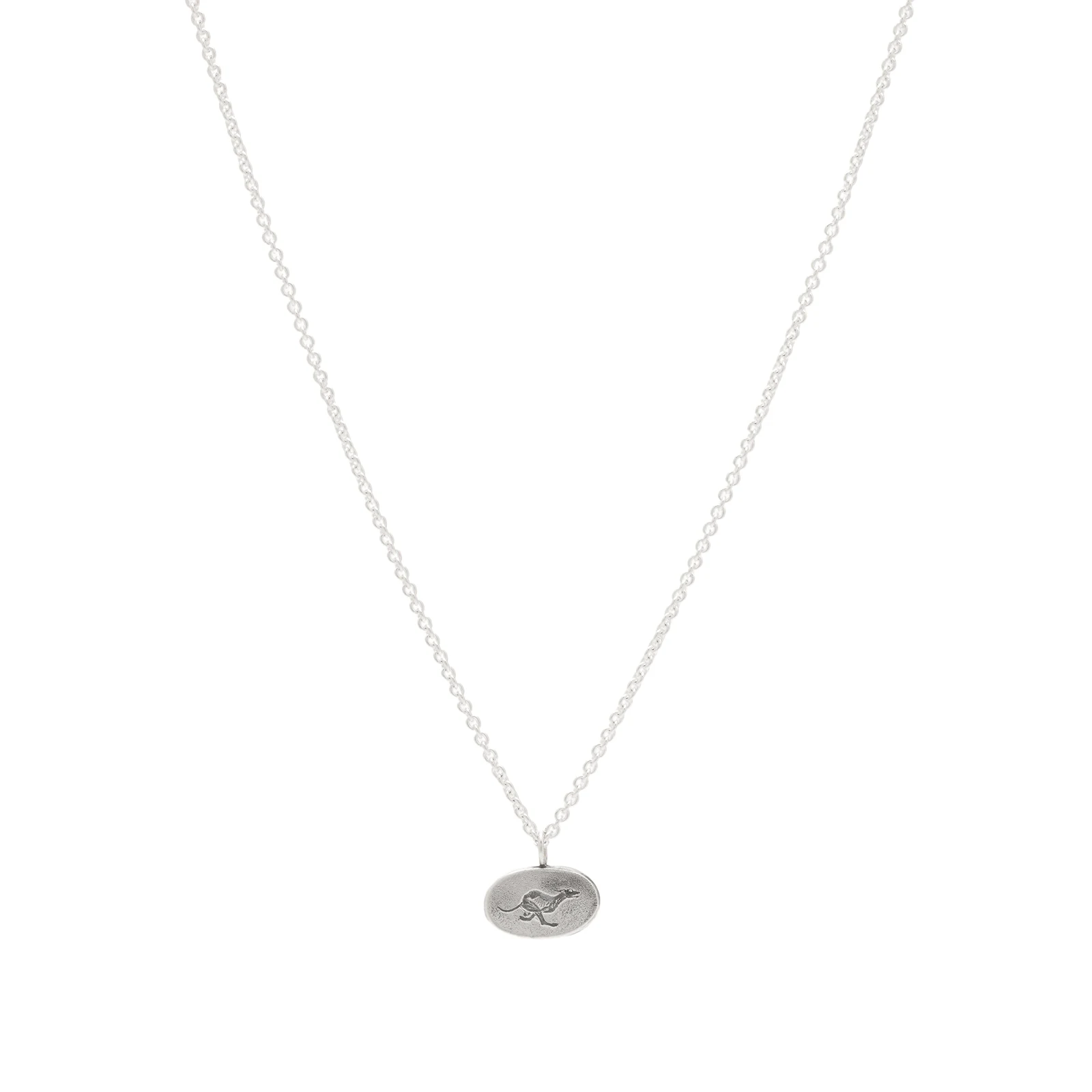 Frederick Grove Greyhound Pendant Necklace
