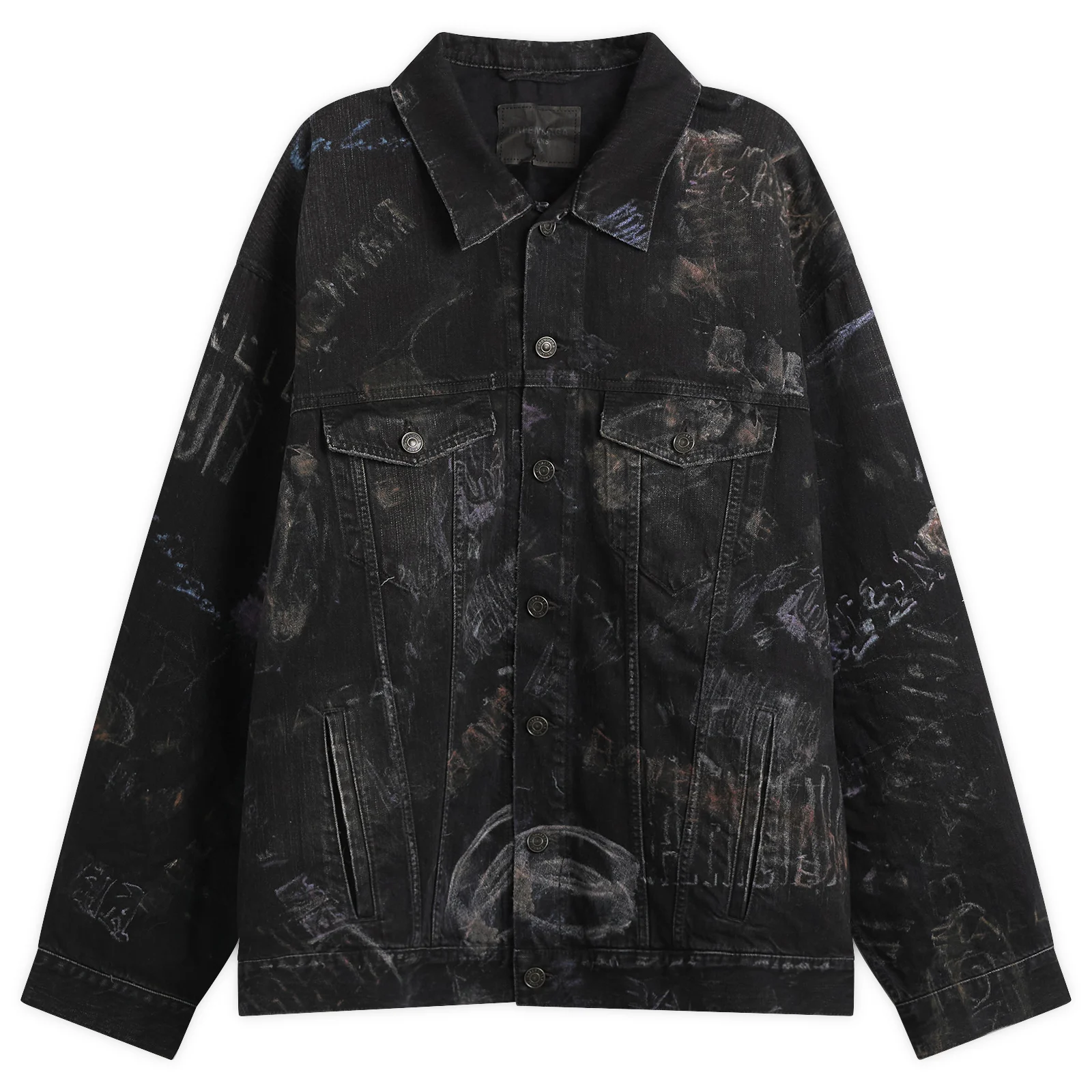 Balenciaga Washed Crayon Oversized Jacket