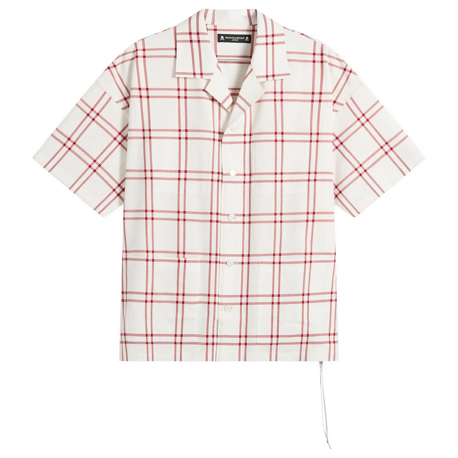 MASTERMIND WORLD Plaid Short Sleeve Shirt