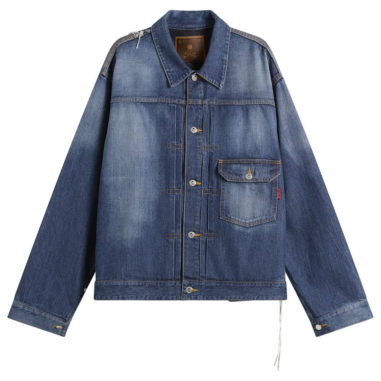 MASTERMIND WORLD Patchwork Jacquard Denim Jacket
