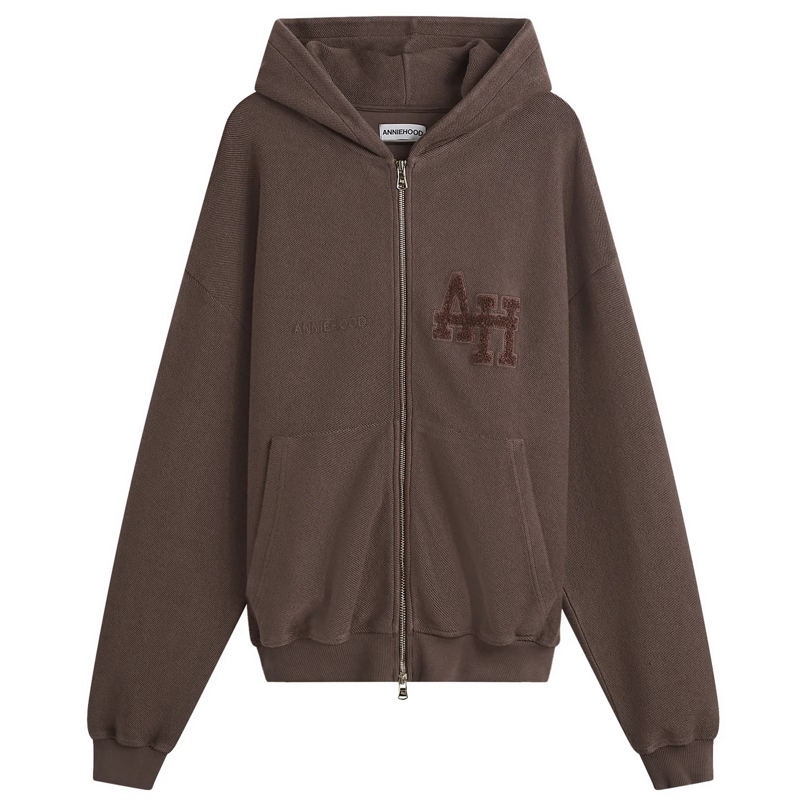 ANNIE HOOD Inside Out College Zip Hoodie