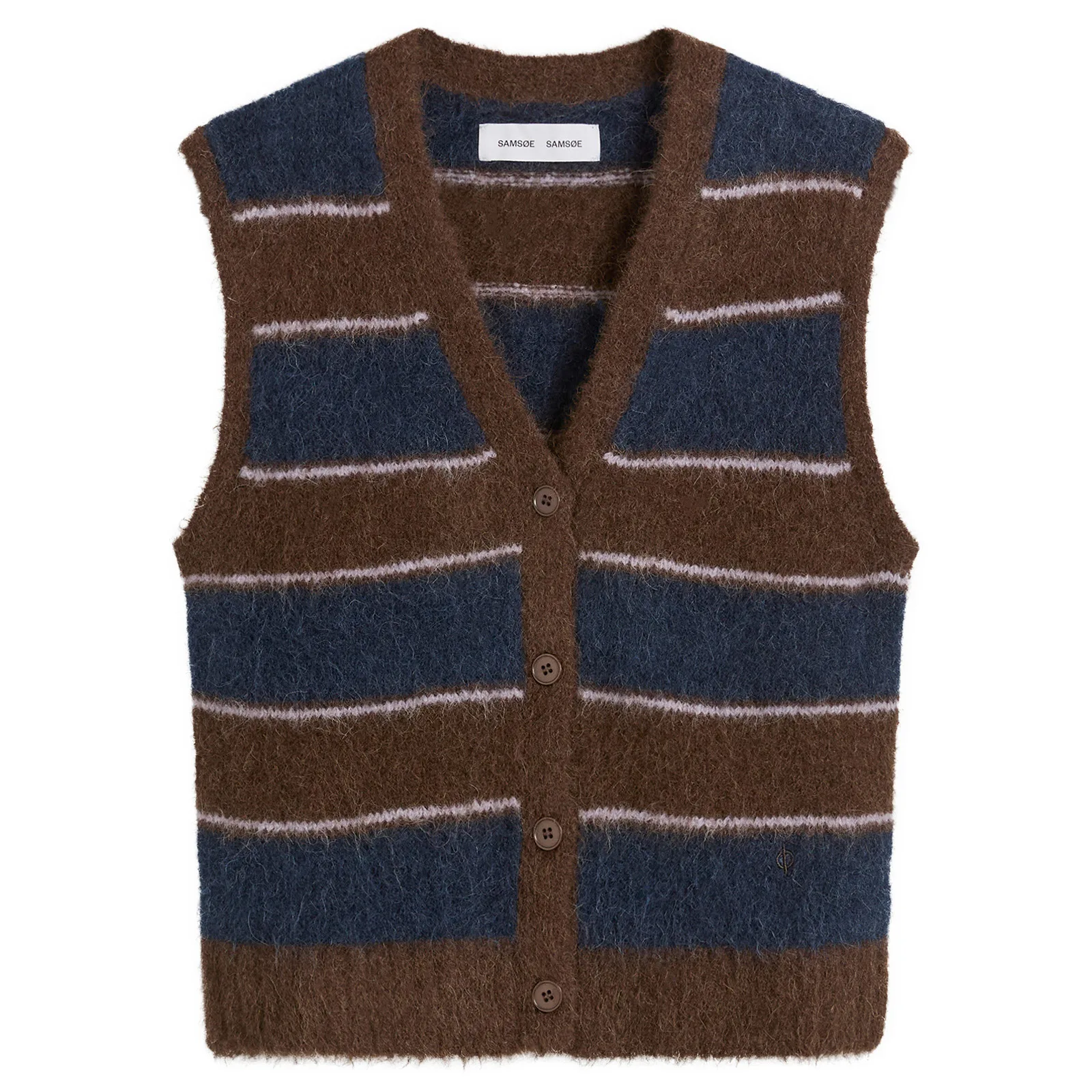 Samsøe Samsøe Sajeanne Hairy Knit Vest Top
