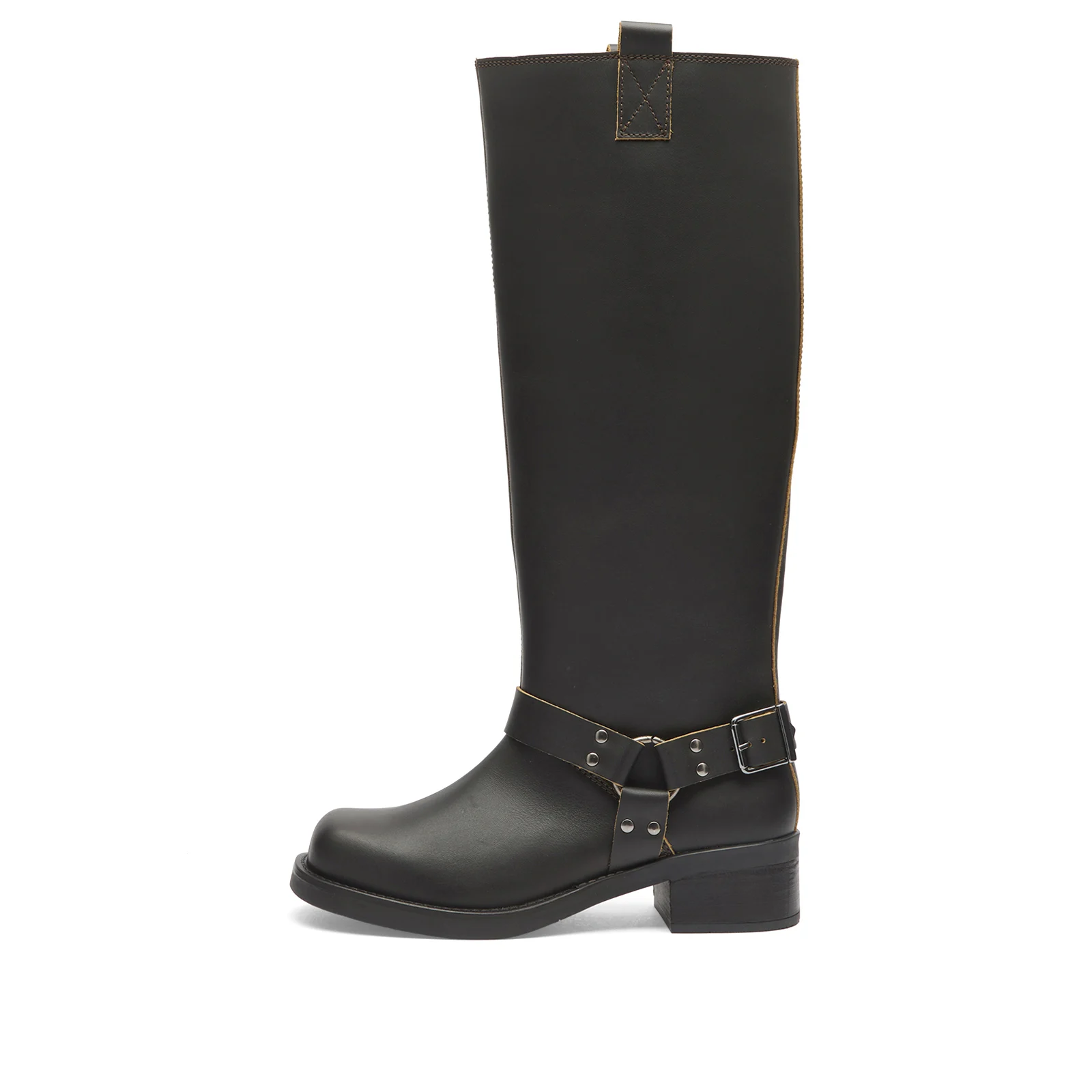 Samsøe Samsøe Sabrenta Knee High Buckled Boots