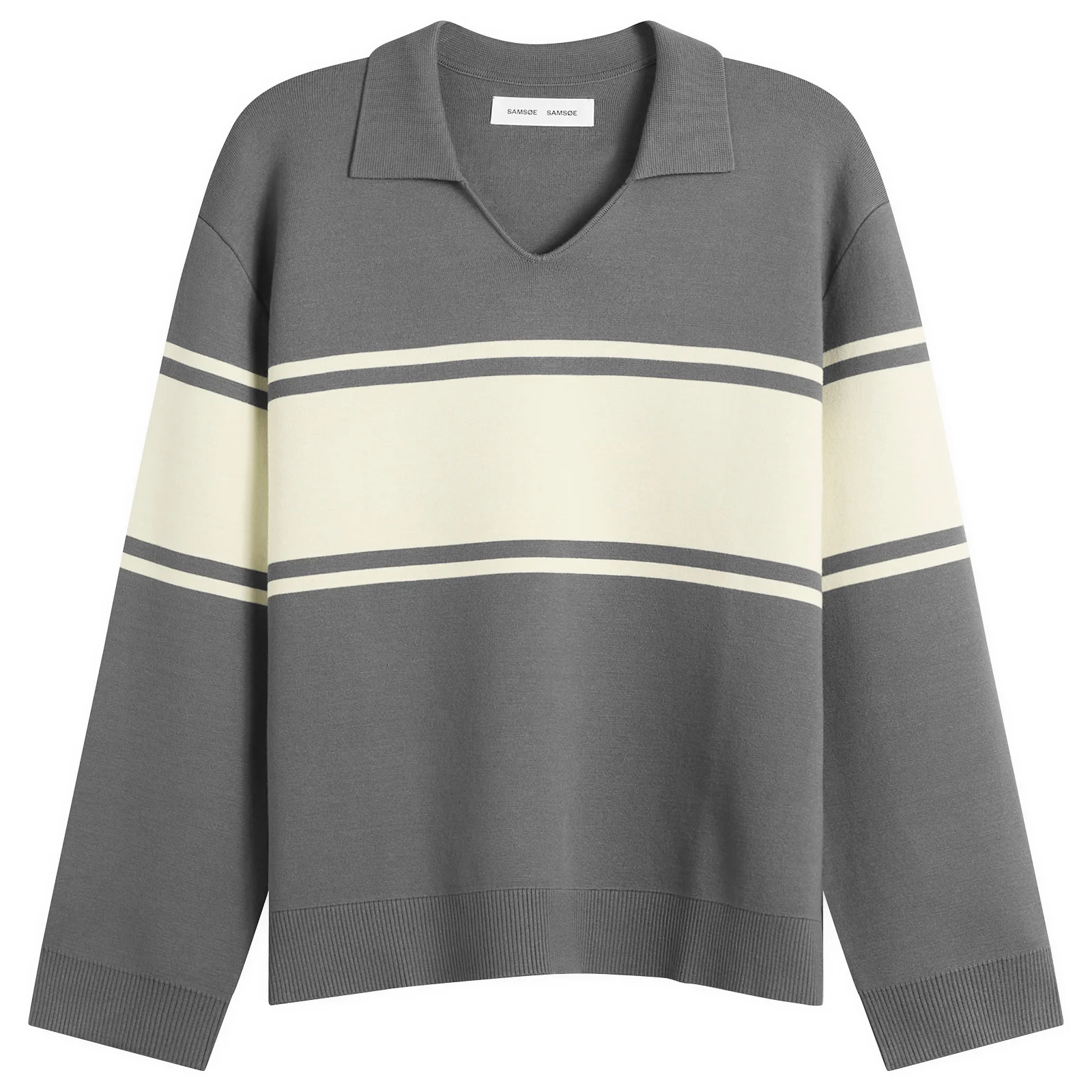 Samsøe Samsøe Saanne Long Sleeve Polo Top