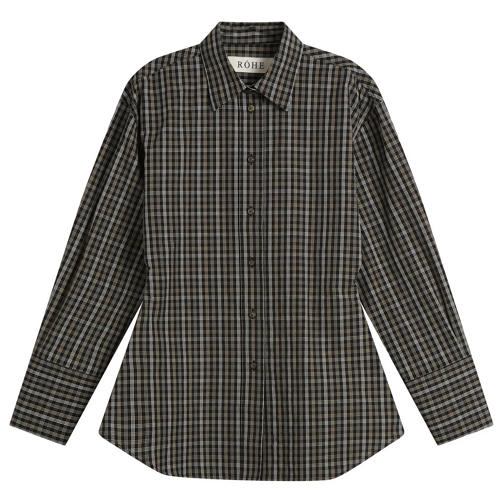 Róhe Shaped Check Shirt