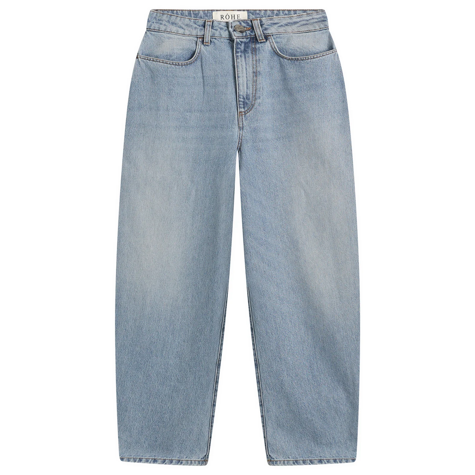 Róhe High-Waist Sculptural Denim Jeans