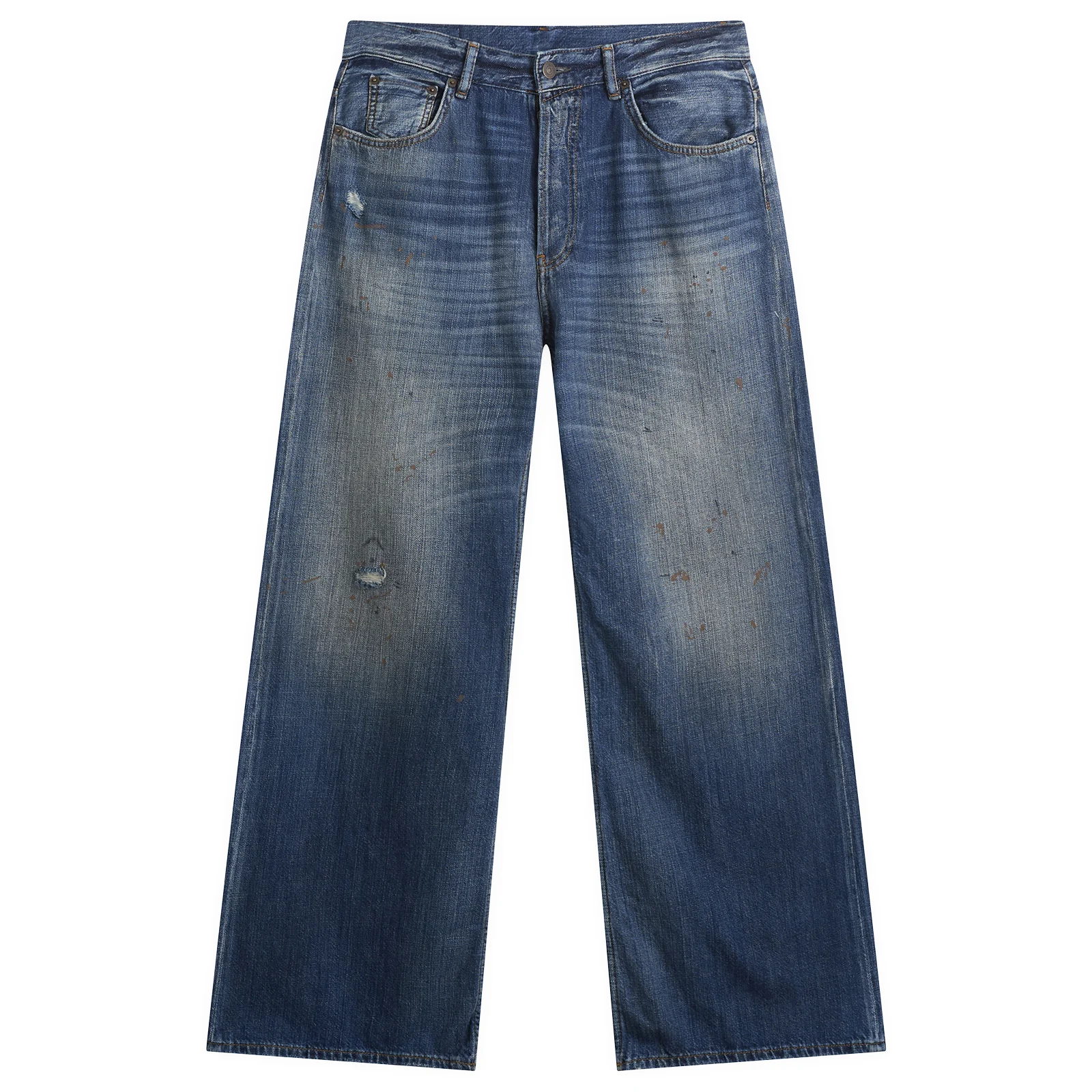 Acne Studios 2021 Blue Trafalgar Wide Leg Jeans
