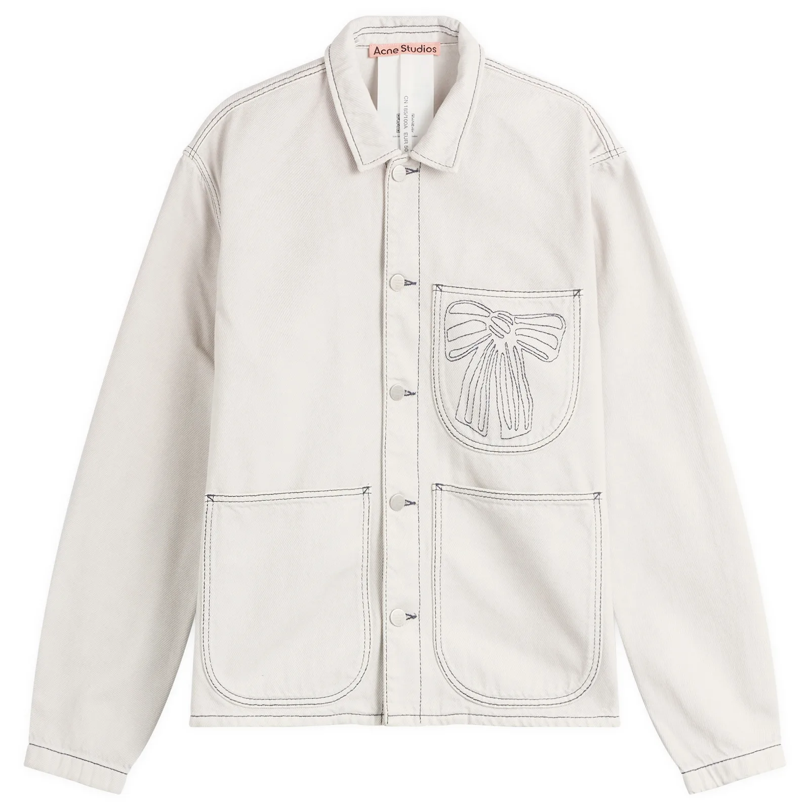 Acne Studios Bow Denim Chore Jacket